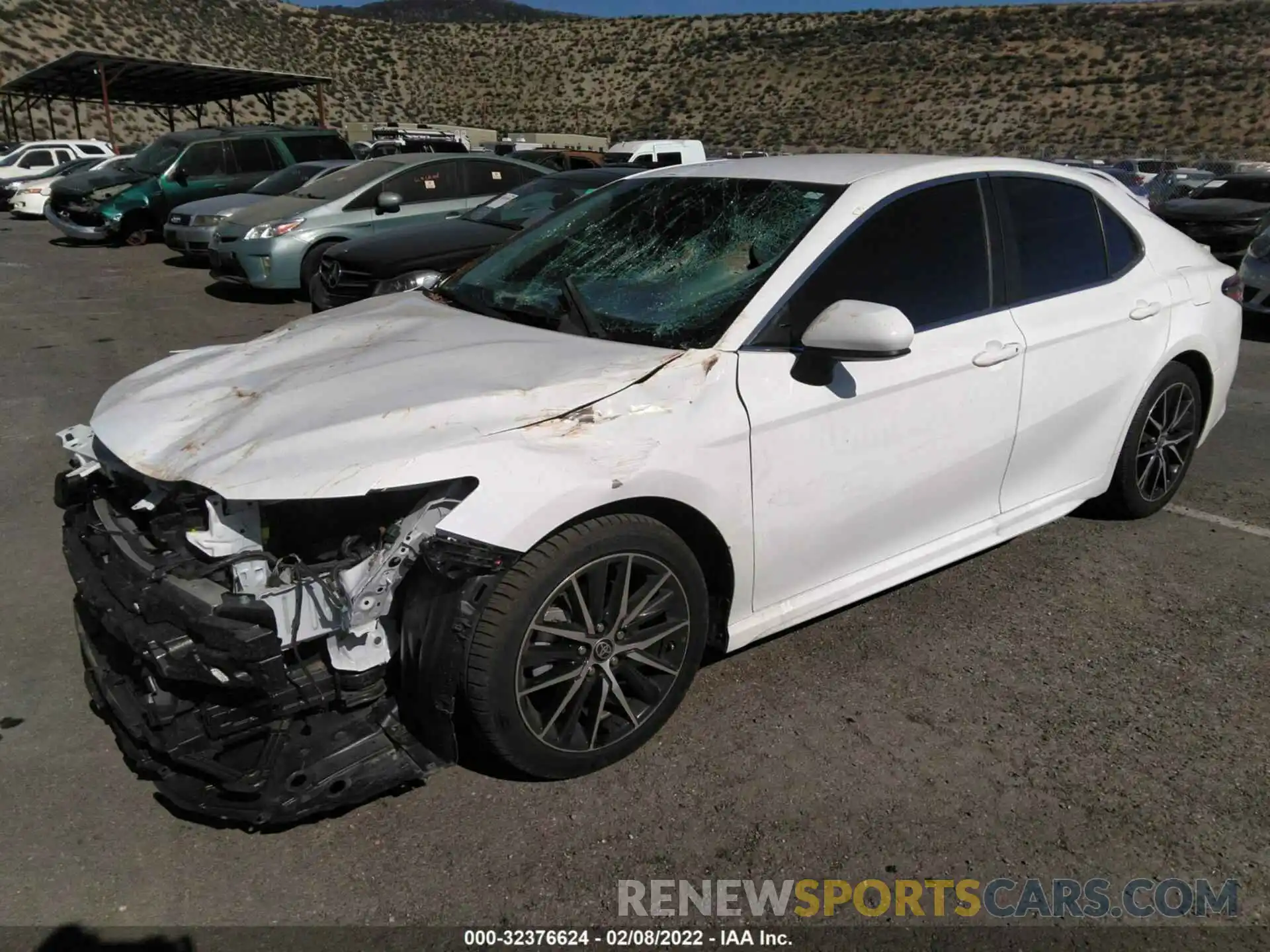 2 Photograph of a damaged car 4T1G11AK3MU553351 TOYOTA CAMRY 2021