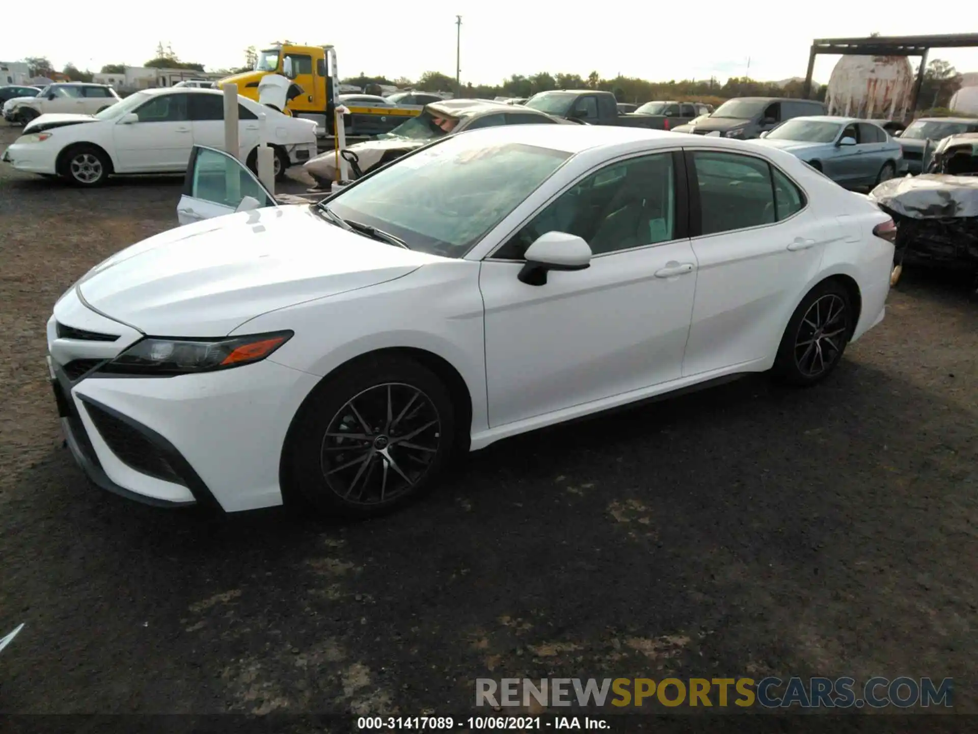 2 Photograph of a damaged car 4T1G11AK3MU554404 TOYOTA CAMRY 2021