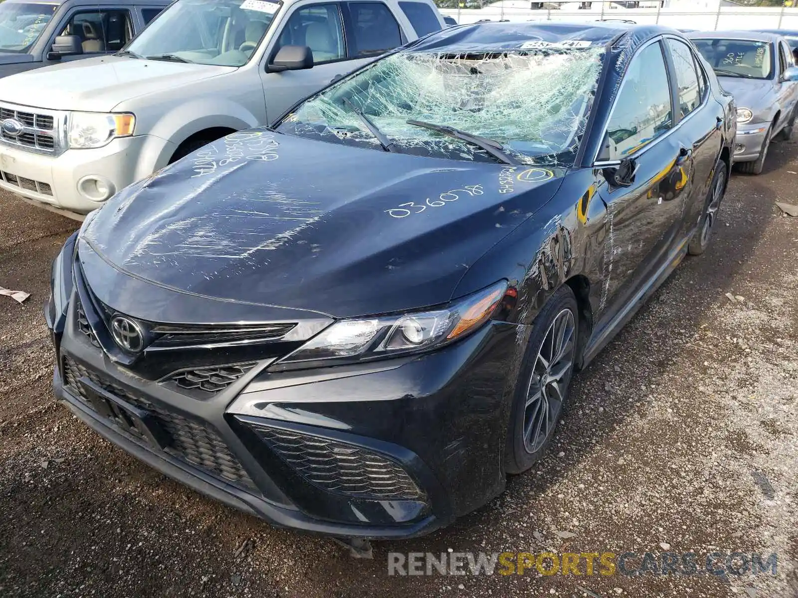 2 Photograph of a damaged car 4T1G11AK3MU562132 TOYOTA CAMRY 2021