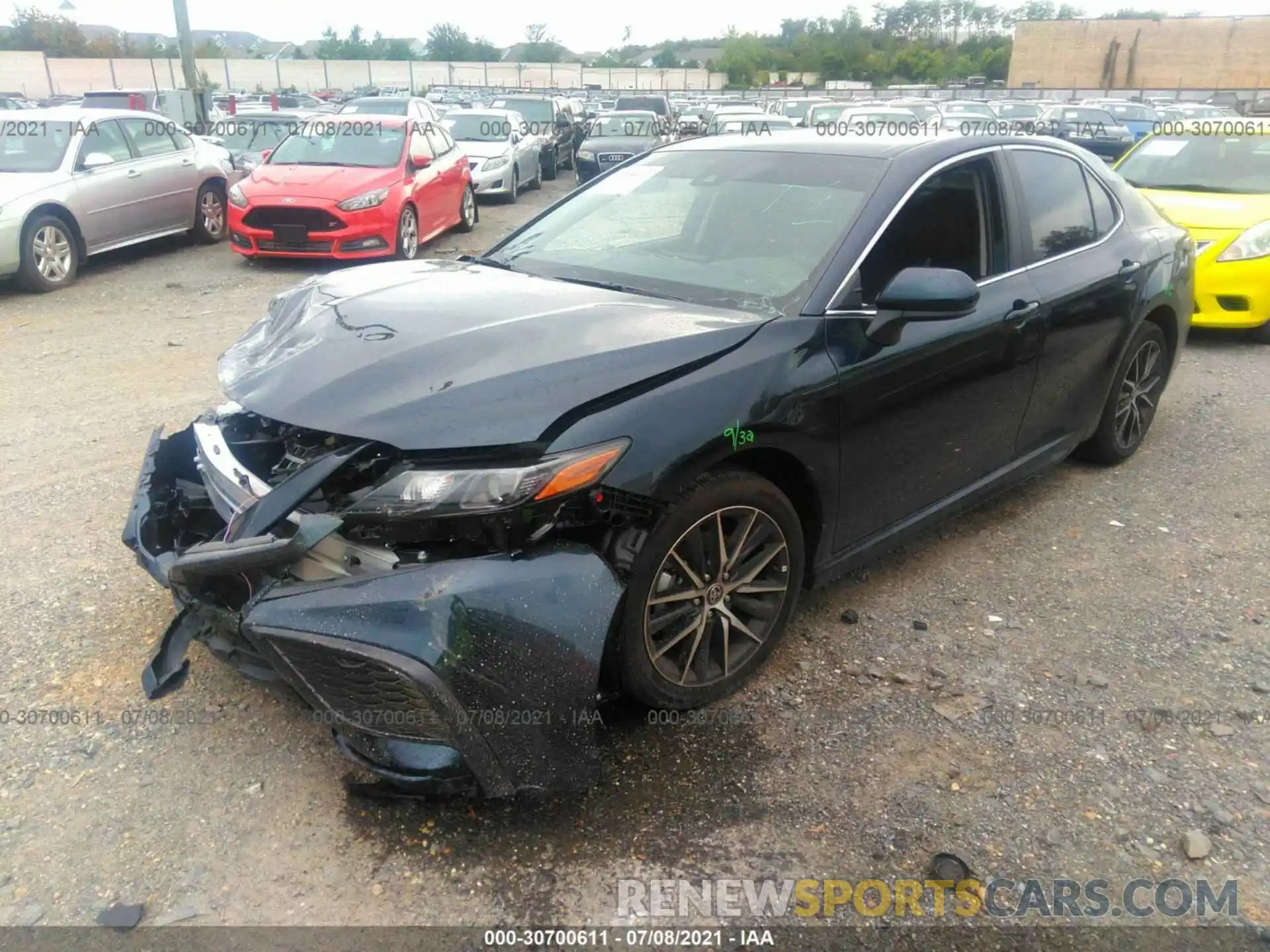 2 Photograph of a damaged car 4T1G11AK3MU571994 TOYOTA CAMRY 2021