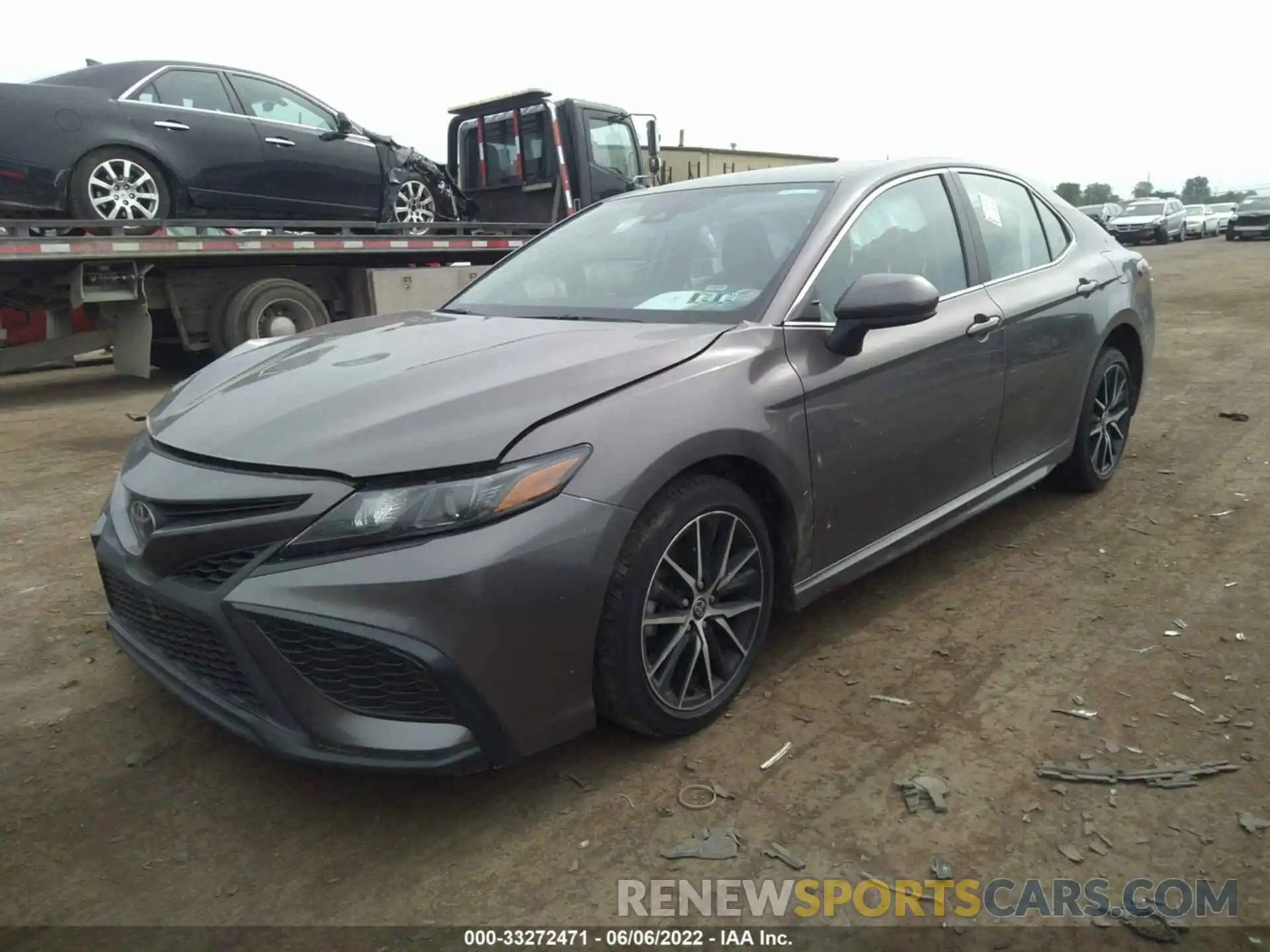 2 Photograph of a damaged car 4T1G11AK3MU576239 TOYOTA CAMRY 2021