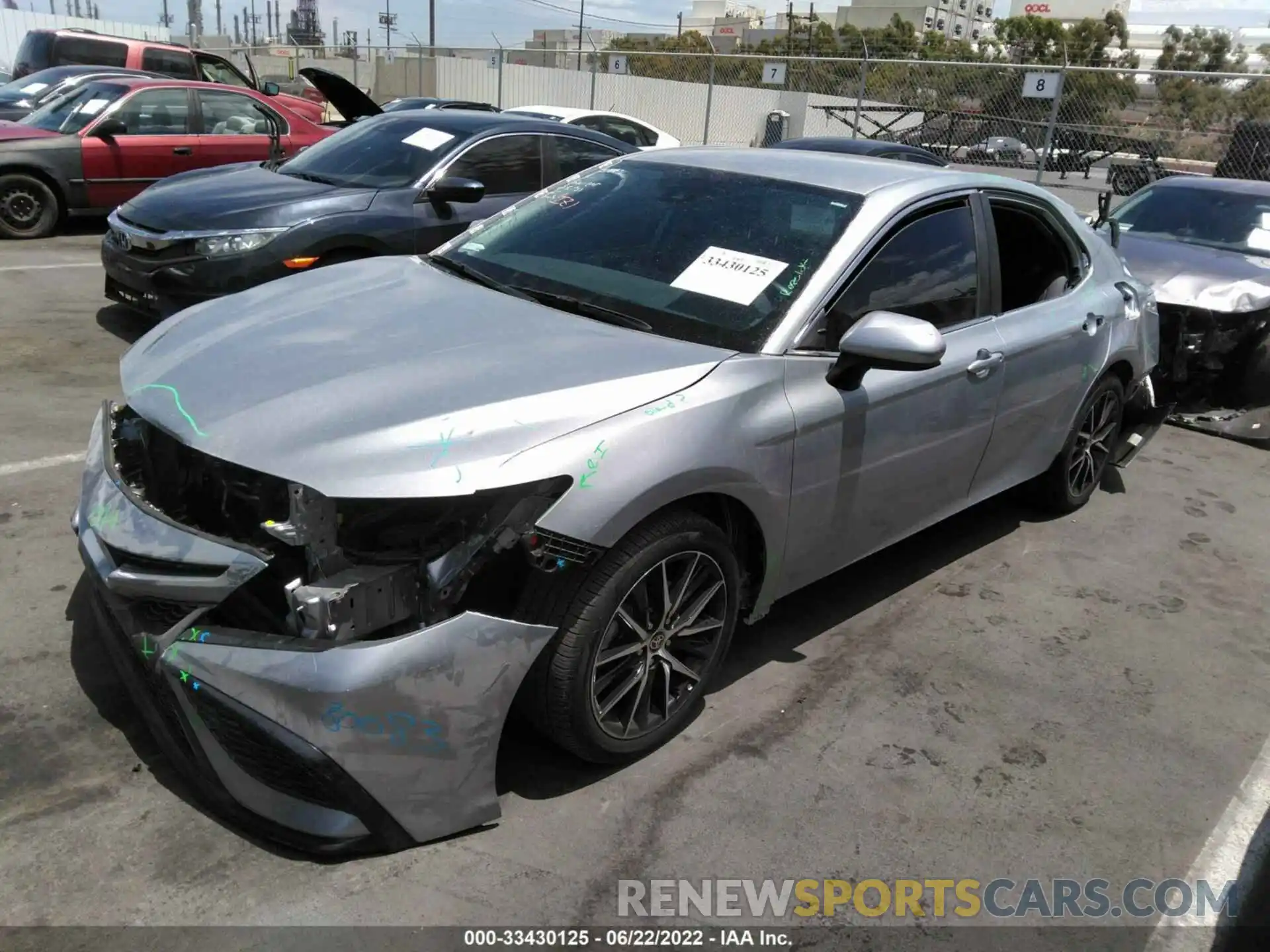 2 Photograph of a damaged car 4T1G11AK3MU578220 TOYOTA CAMRY 2021