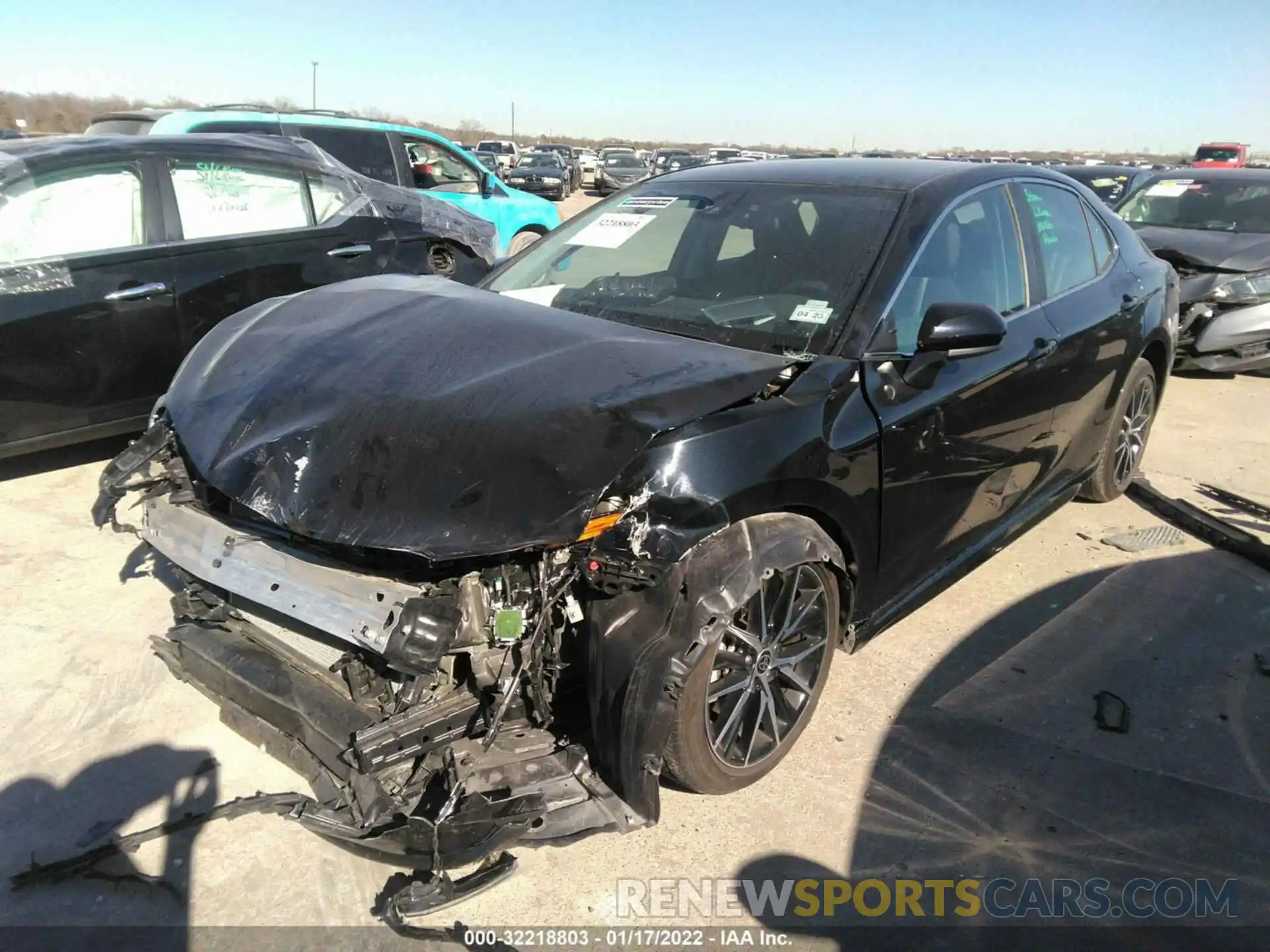 2 Photograph of a damaged car 4T1G11AK3MU582610 TOYOTA CAMRY 2021