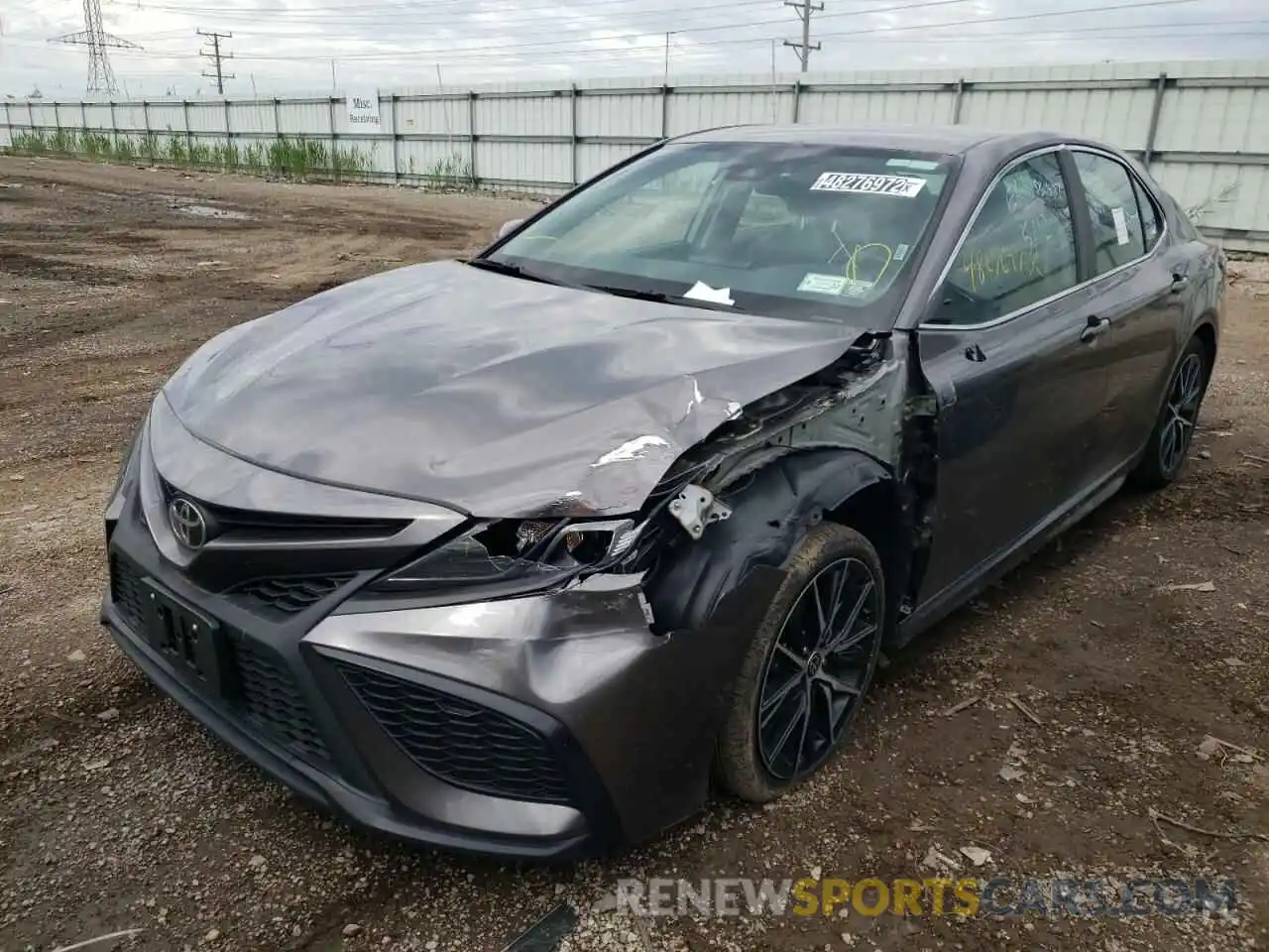 2 Photograph of a damaged car 4T1G11AK3MU586351 TOYOTA CAMRY 2021