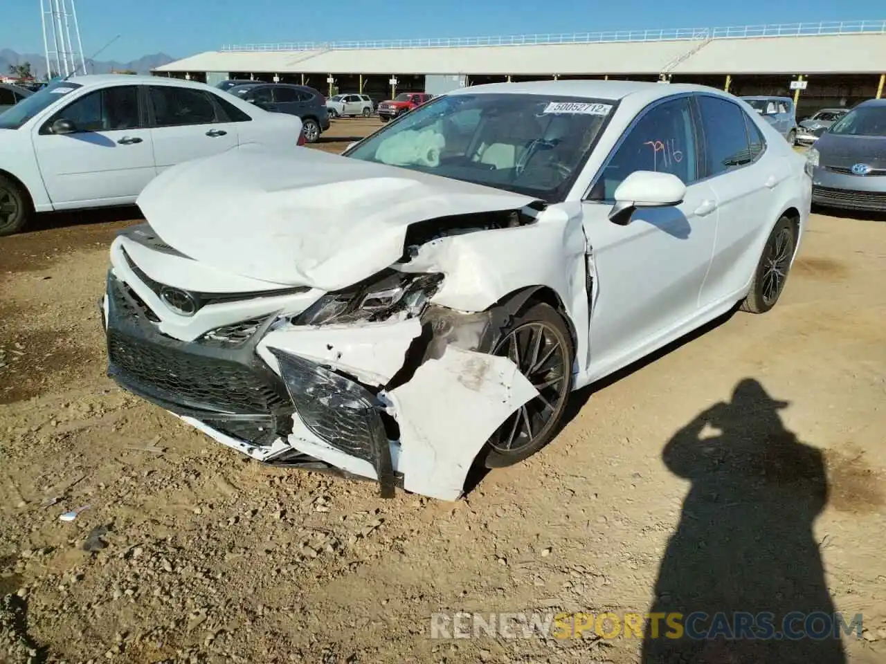 2 Photograph of a damaged car 4T1G11AK3MU589671 TOYOTA CAMRY 2021