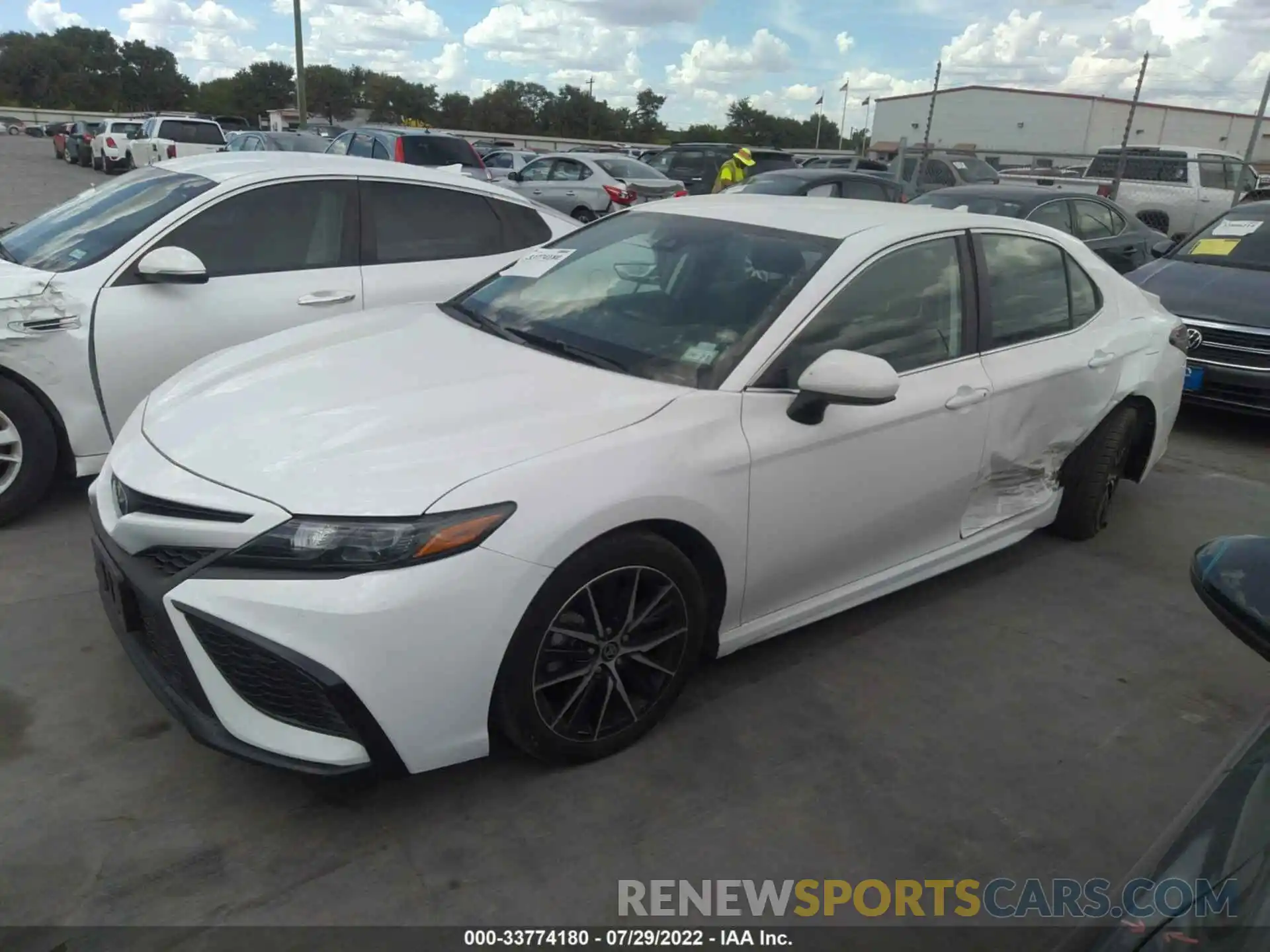 2 Photograph of a damaged car 4T1G11AK3MU598094 TOYOTA CAMRY 2021