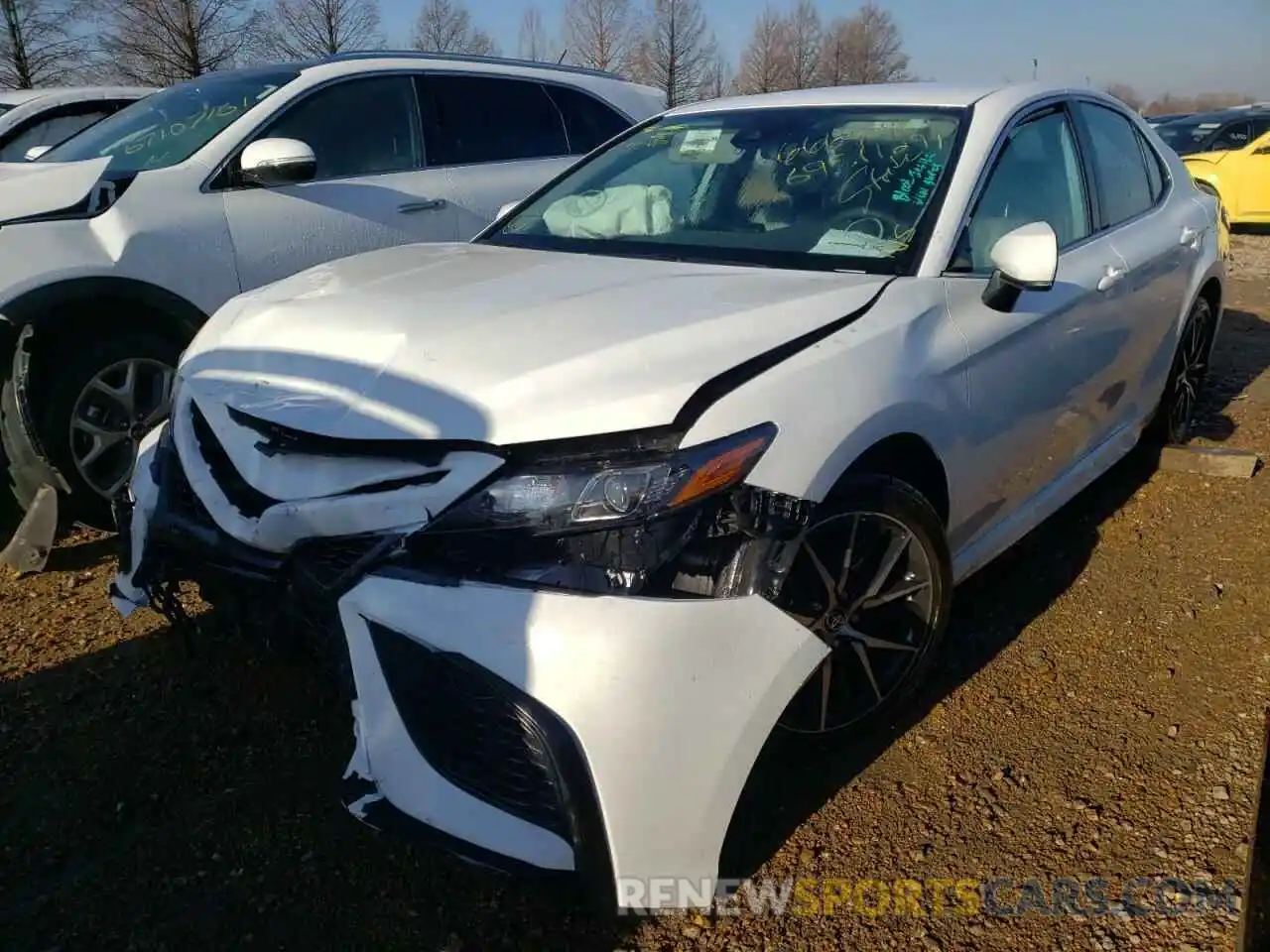 2 Photograph of a damaged car 4T1G11AK3MU604234 TOYOTA CAMRY 2021