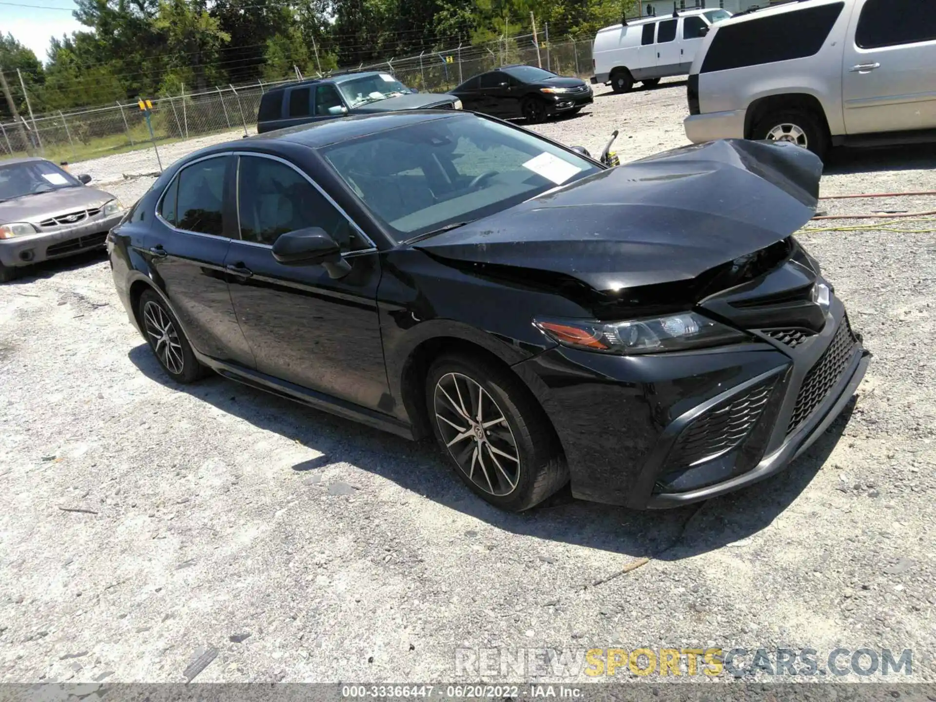 1 Photograph of a damaged car 4T1G11AK3MU607683 TOYOTA CAMRY 2021