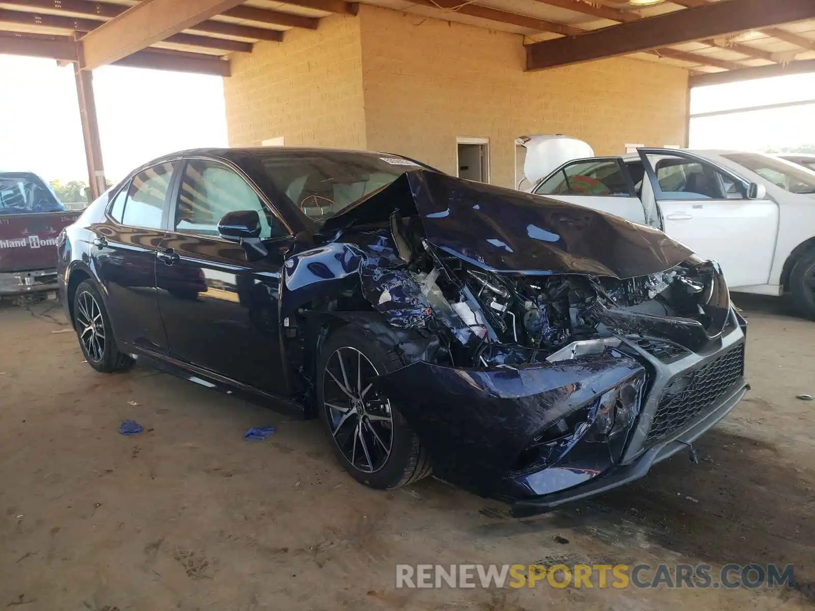 1 Photograph of a damaged car 4T1G11AK3MU610597 TOYOTA CAMRY 2021