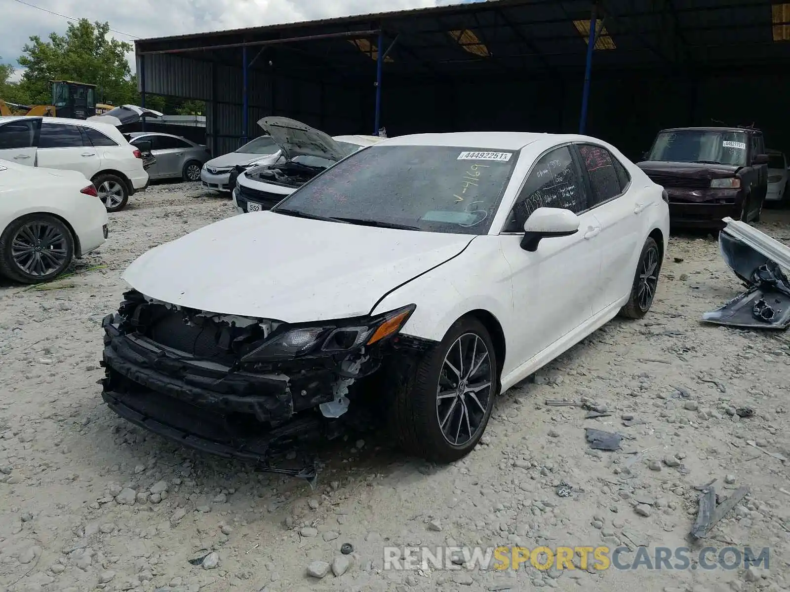 2 Photograph of a damaged car 4T1G11AK4MU404169 TOYOTA CAMRY 2021