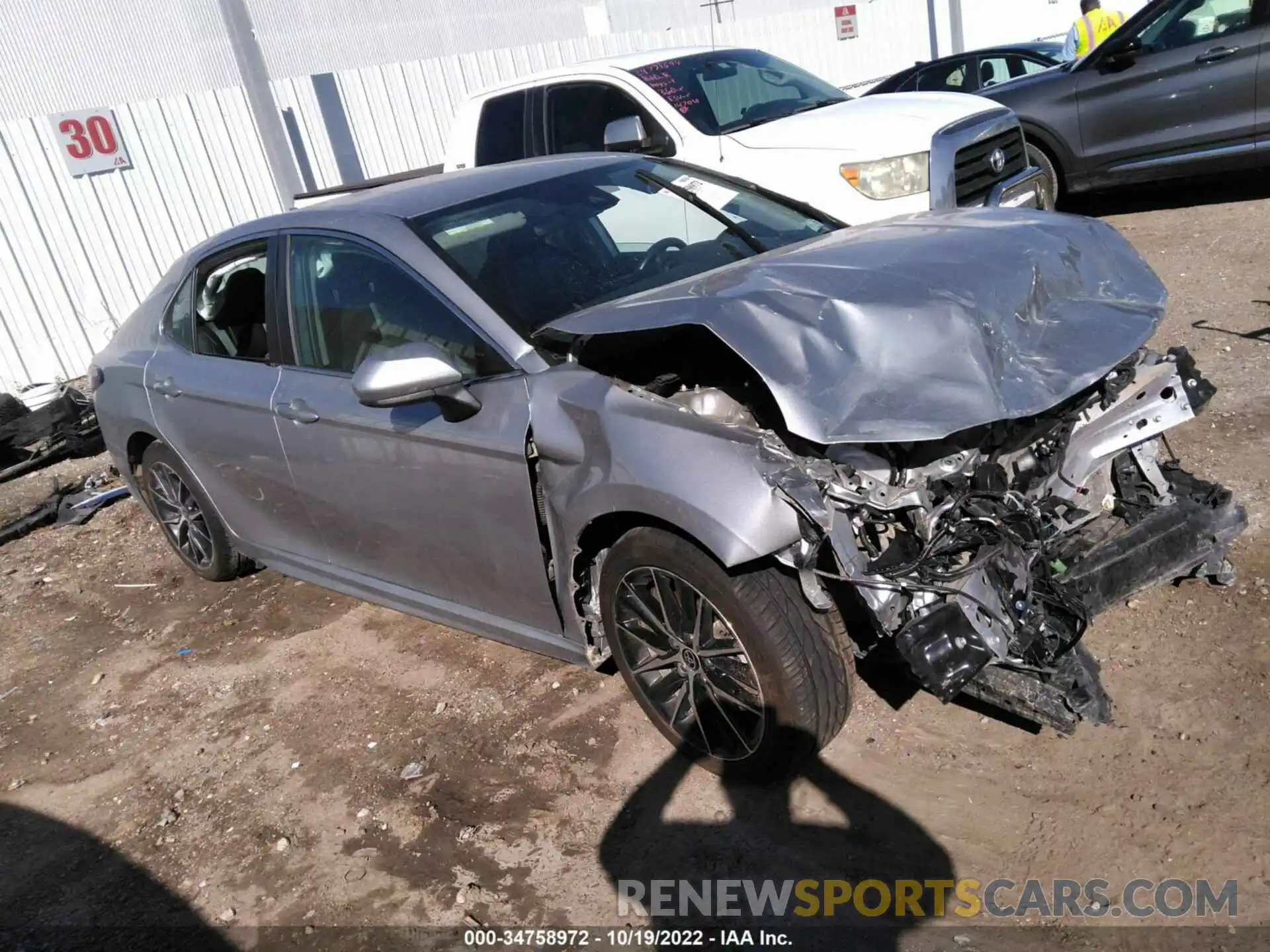 1 Photograph of a damaged car 4T1G11AK4MU408206 TOYOTA CAMRY 2021