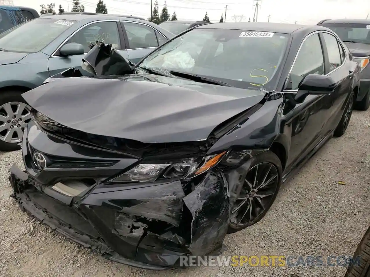 2 Photograph of a damaged car 4T1G11AK4MU408836 TOYOTA CAMRY 2021