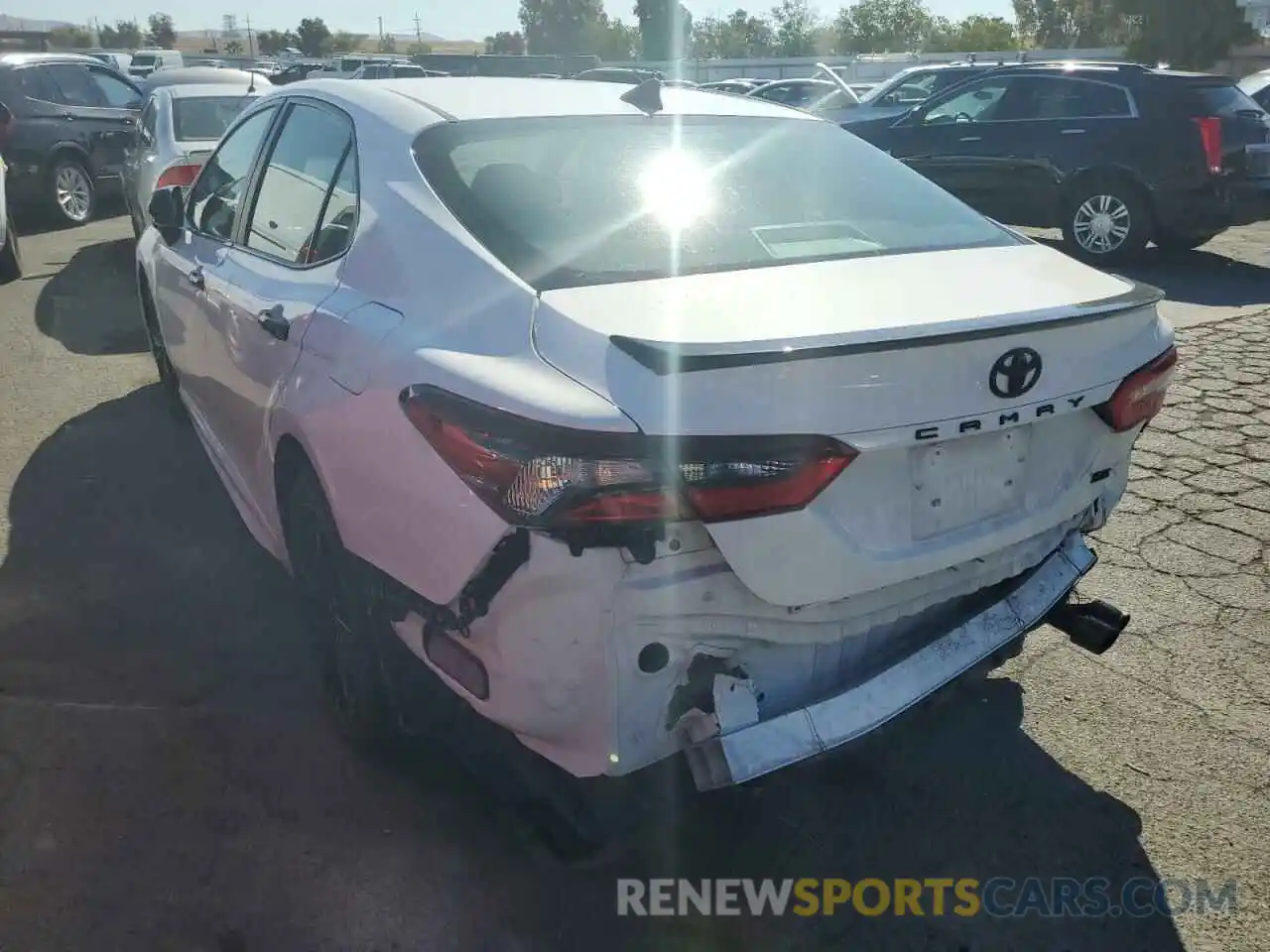 3 Photograph of a damaged car 4T1G11AK4MU408898 TOYOTA CAMRY 2021