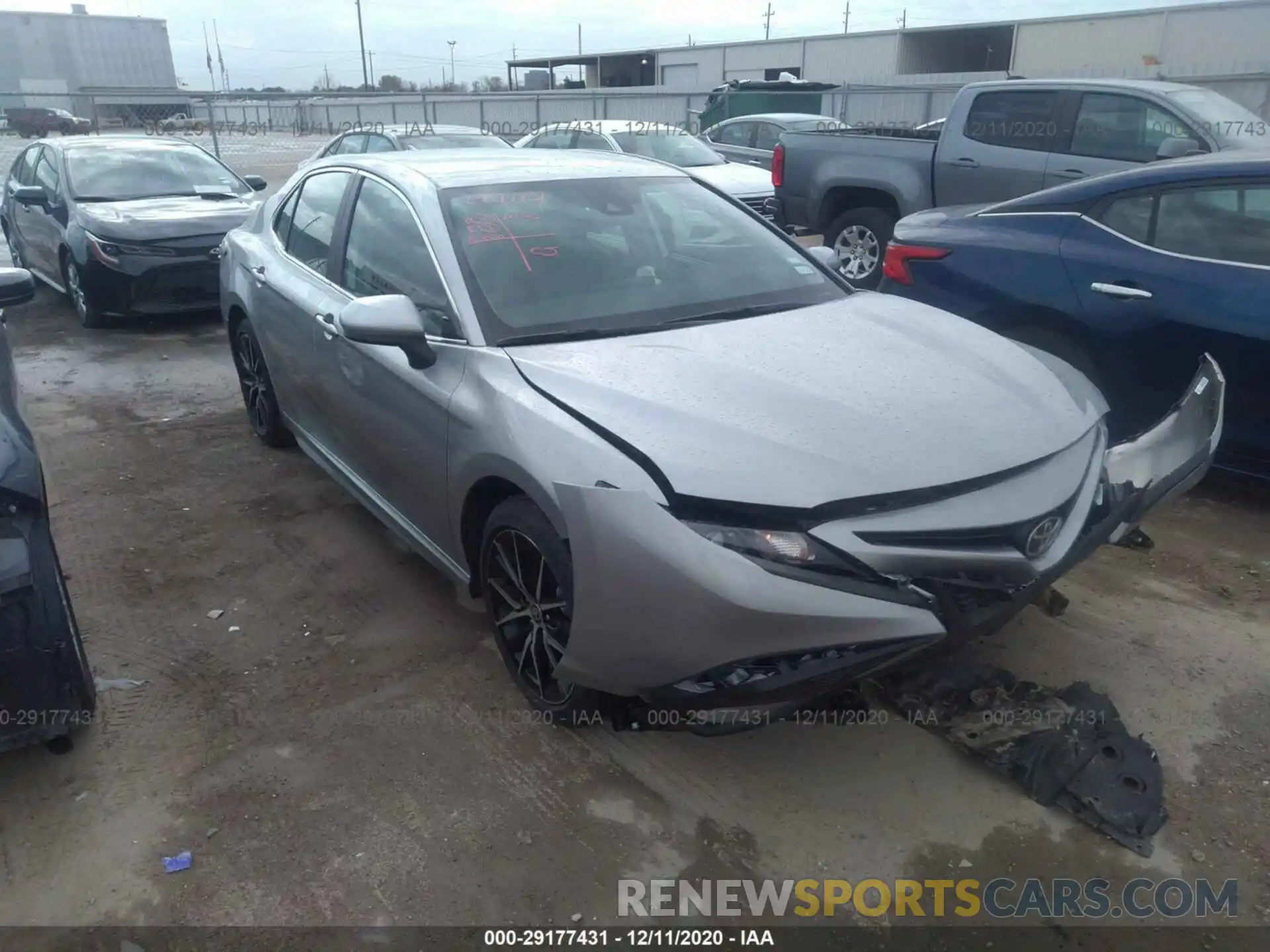 1 Photograph of a damaged car 4T1G11AK4MU411817 TOYOTA CAMRY 2021