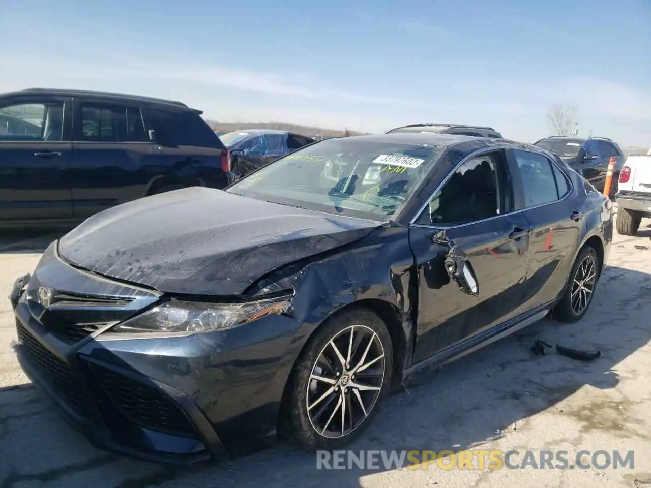 2 Photograph of a damaged car 4T1G11AK4MU413552 TOYOTA CAMRY 2021