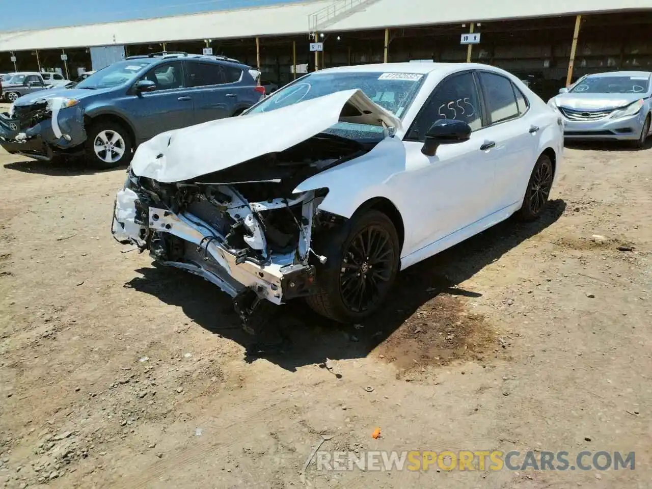 2 Photograph of a damaged car 4T1G11AK4MU420744 TOYOTA CAMRY 2021