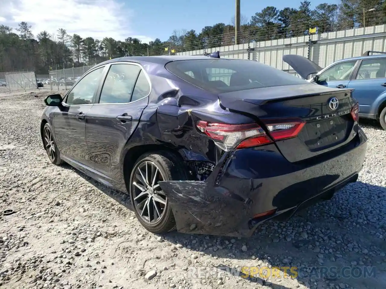 3 Photograph of a damaged car 4T1G11AK4MU423806 TOYOTA CAMRY 2021