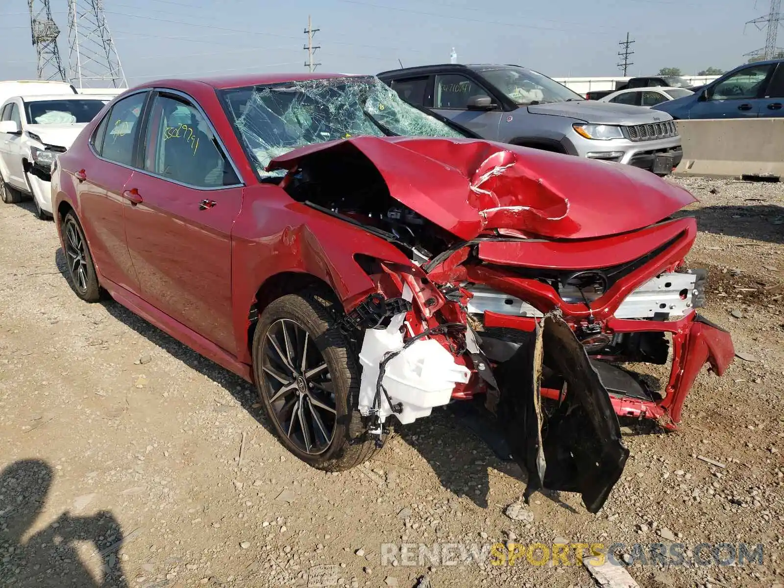 1 Photograph of a damaged car 4T1G11AK4MU424891 TOYOTA CAMRY 2021