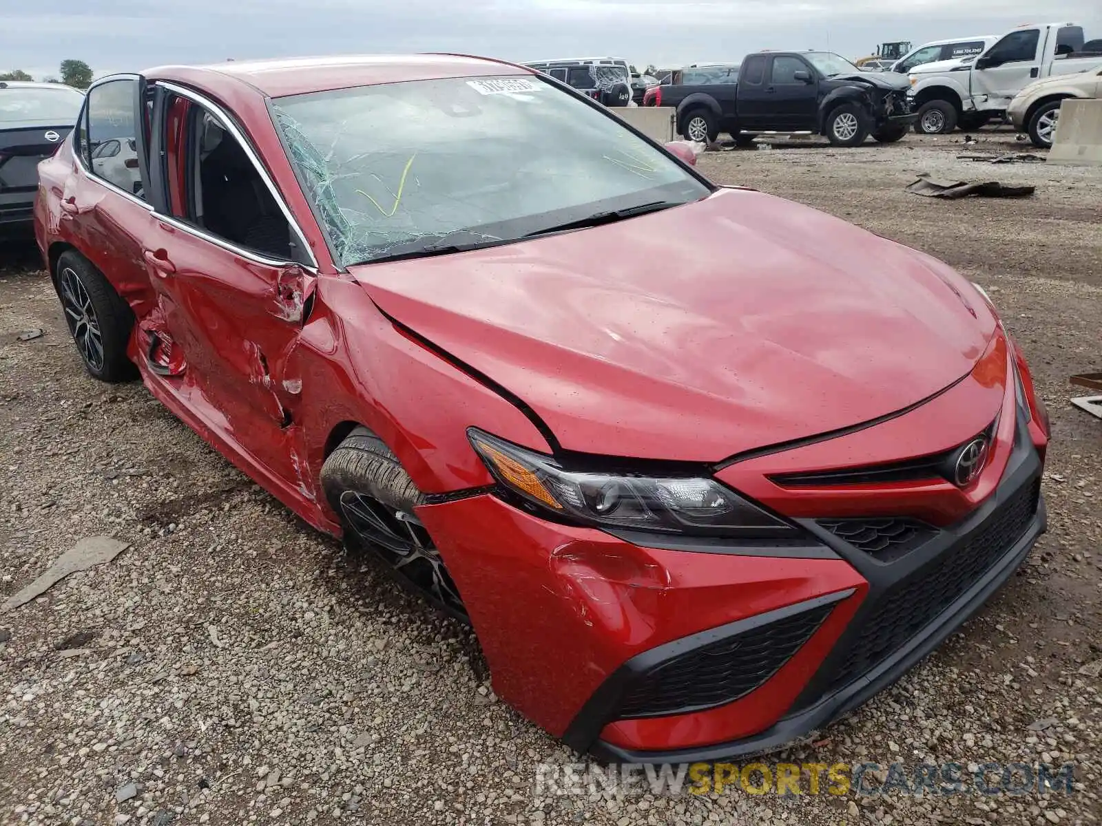 1 Photograph of a damaged car 4T1G11AK4MU427998 TOYOTA CAMRY 2021