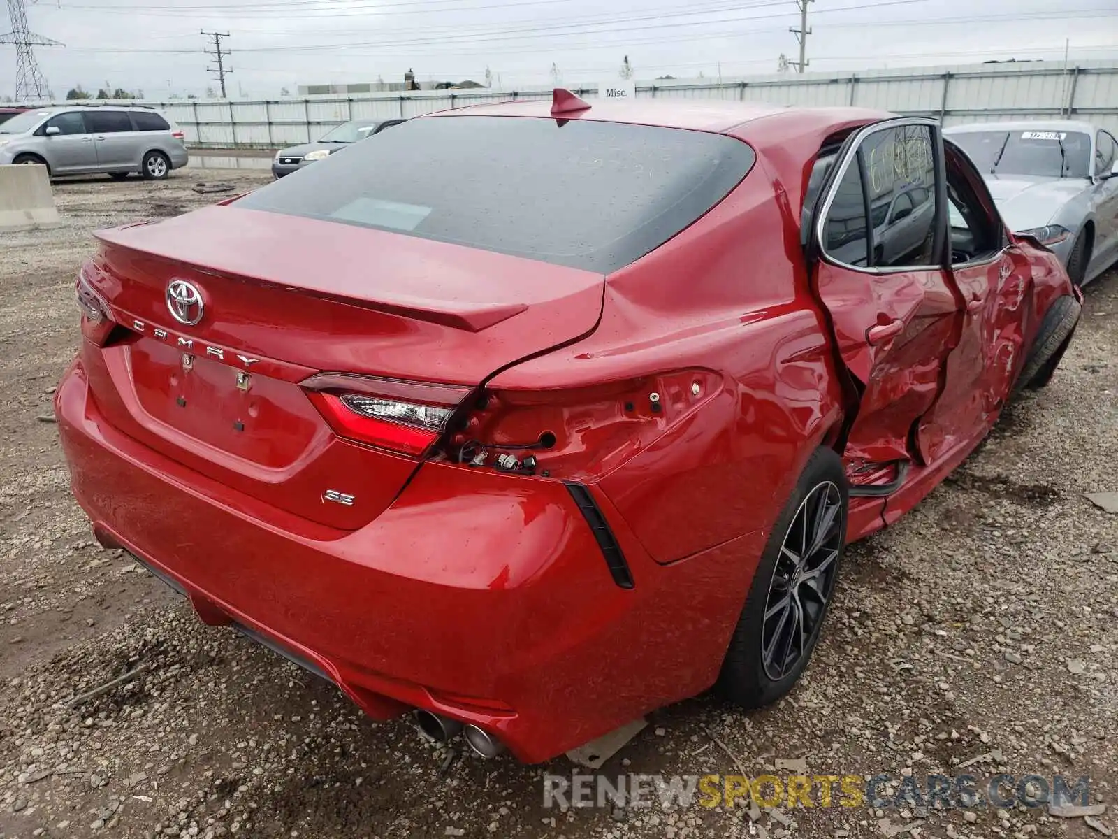 4 Photograph of a damaged car 4T1G11AK4MU427998 TOYOTA CAMRY 2021