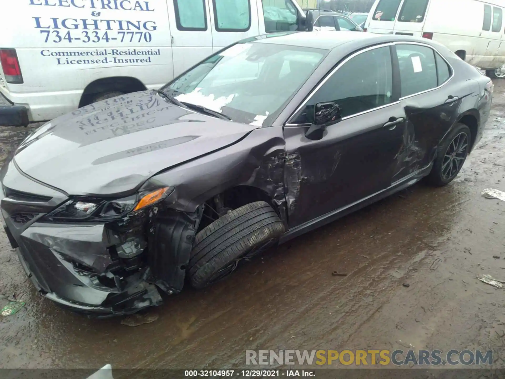 2 Photograph of a damaged car 4T1G11AK4MU428987 TOYOTA CAMRY 2021