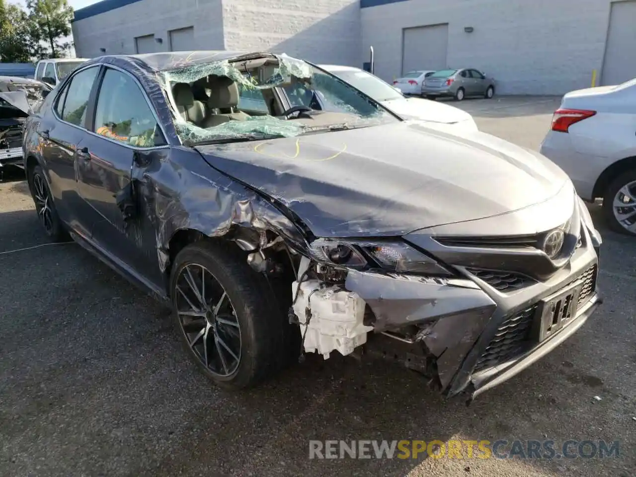 1 Photograph of a damaged car 4T1G11AK4MU431288 TOYOTA CAMRY 2021