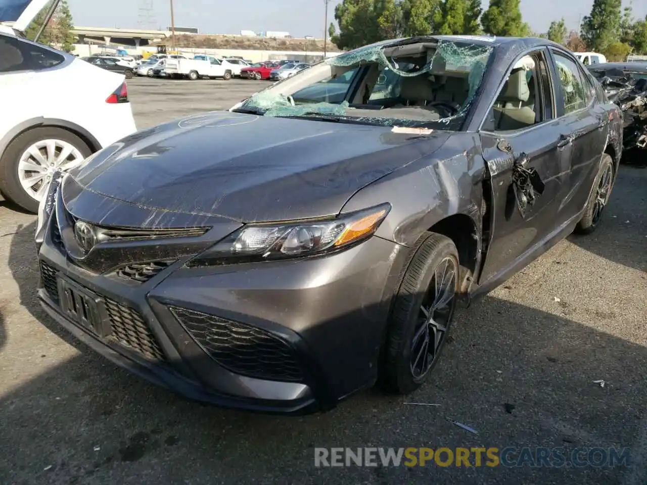 2 Photograph of a damaged car 4T1G11AK4MU431288 TOYOTA CAMRY 2021