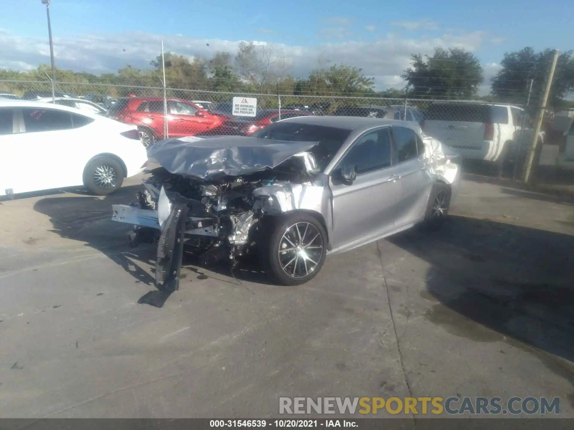 2 Photograph of a damaged car 4T1G11AK4MU442310 TOYOTA CAMRY 2021