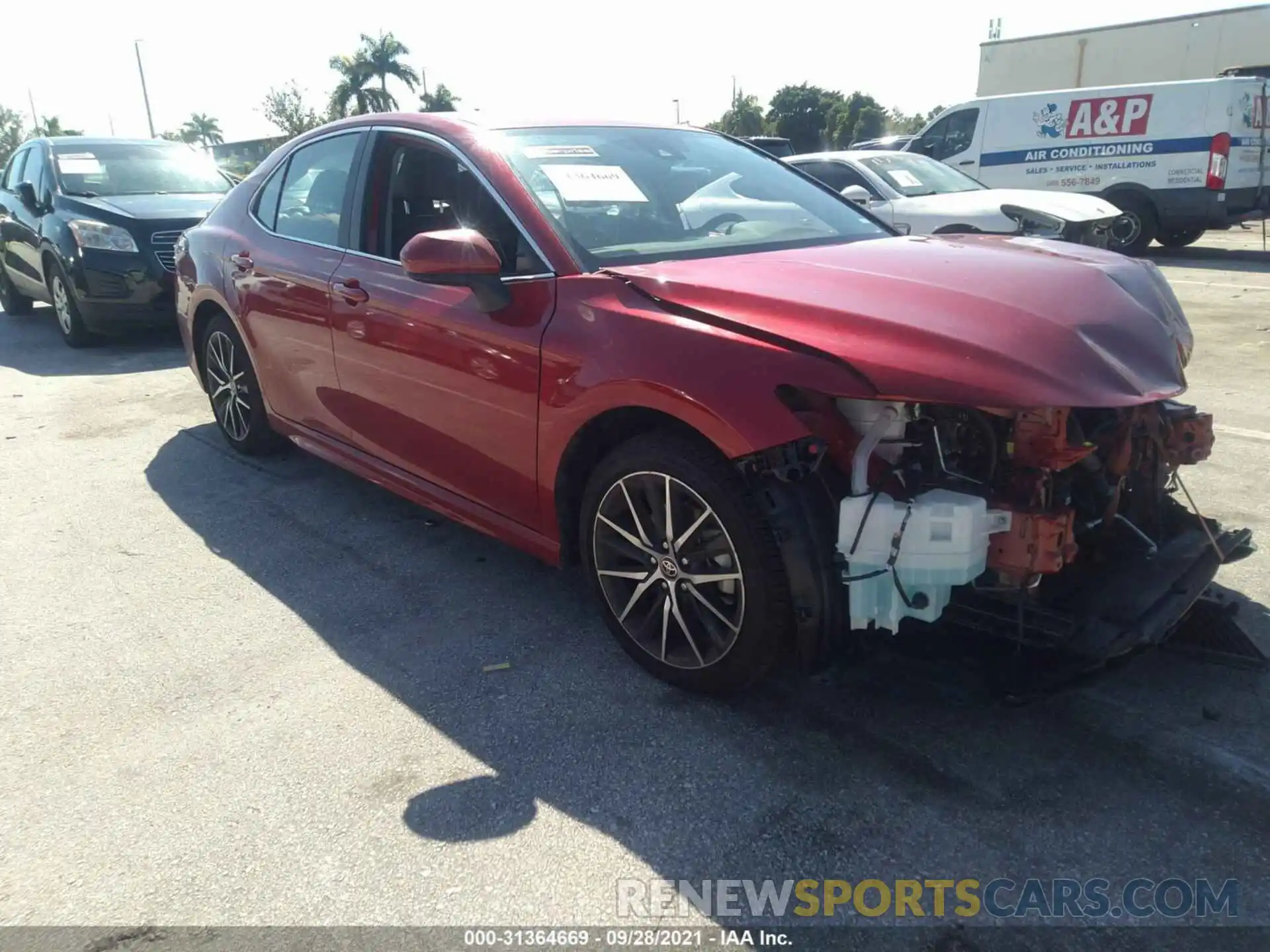 1 Photograph of a damaged car 4T1G11AK4MU446017 TOYOTA CAMRY 2021