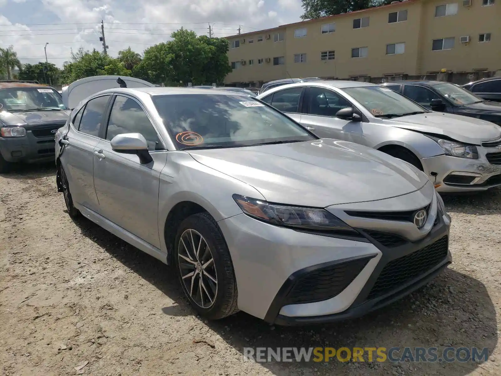 1 Photograph of a damaged car 4T1G11AK4MU446177 TOYOTA CAMRY 2021