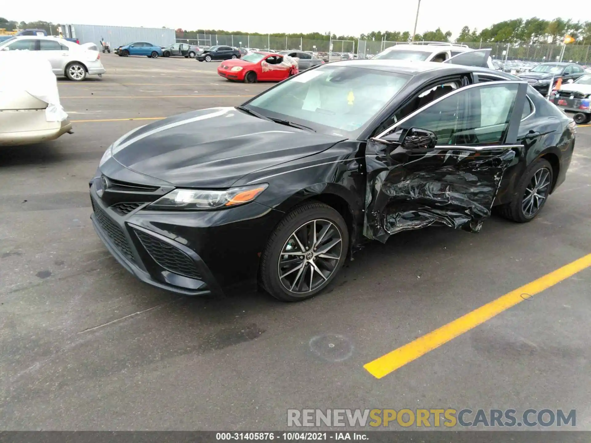 2 Photograph of a damaged car 4T1G11AK4MU447099 TOYOTA CAMRY 2021