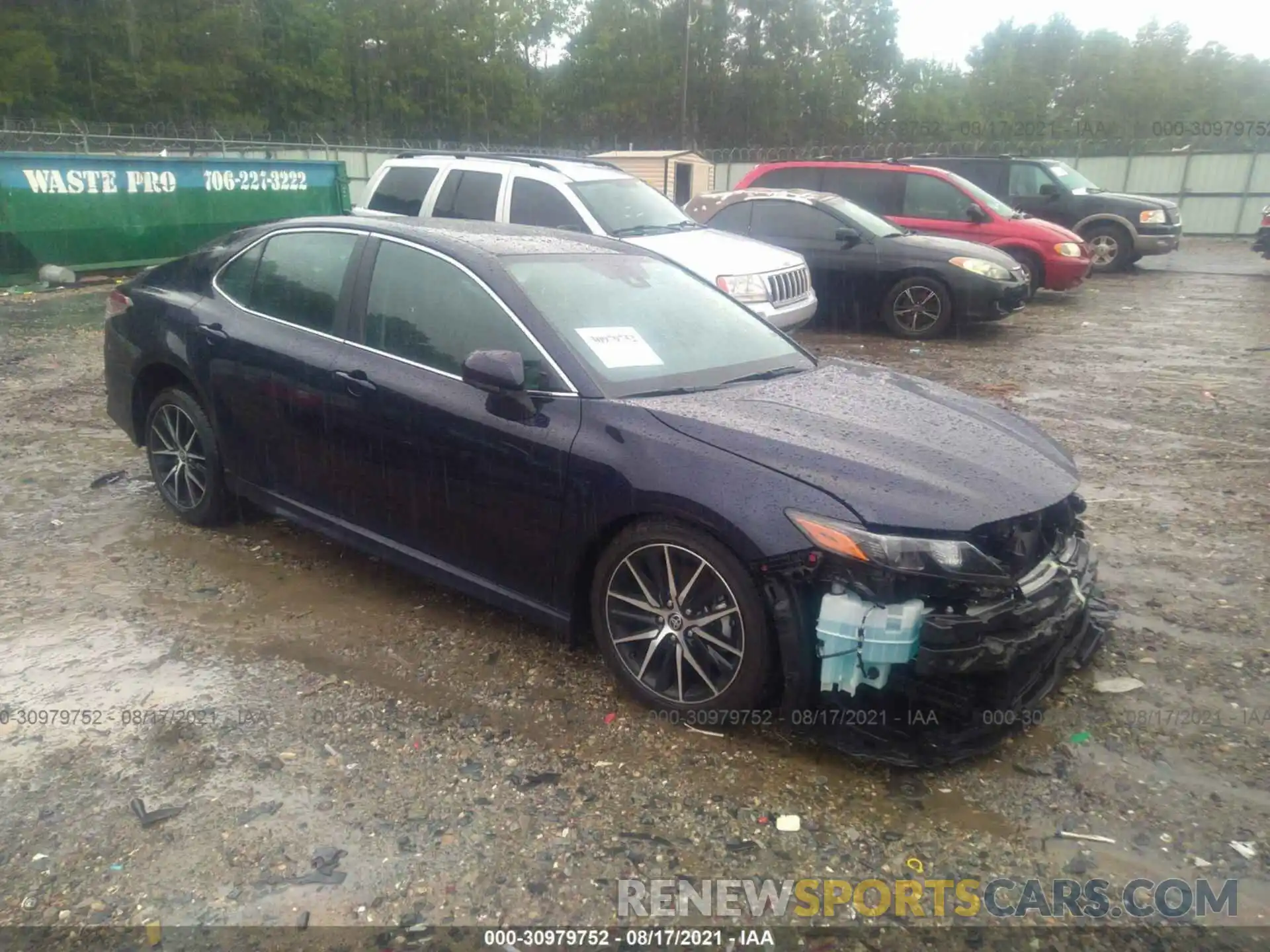 1 Photograph of a damaged car 4T1G11AK4MU450116 TOYOTA CAMRY 2021