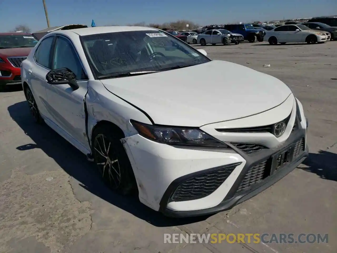 1 Photograph of a damaged car 4T1G11AK4MU454215 TOYOTA CAMRY 2021