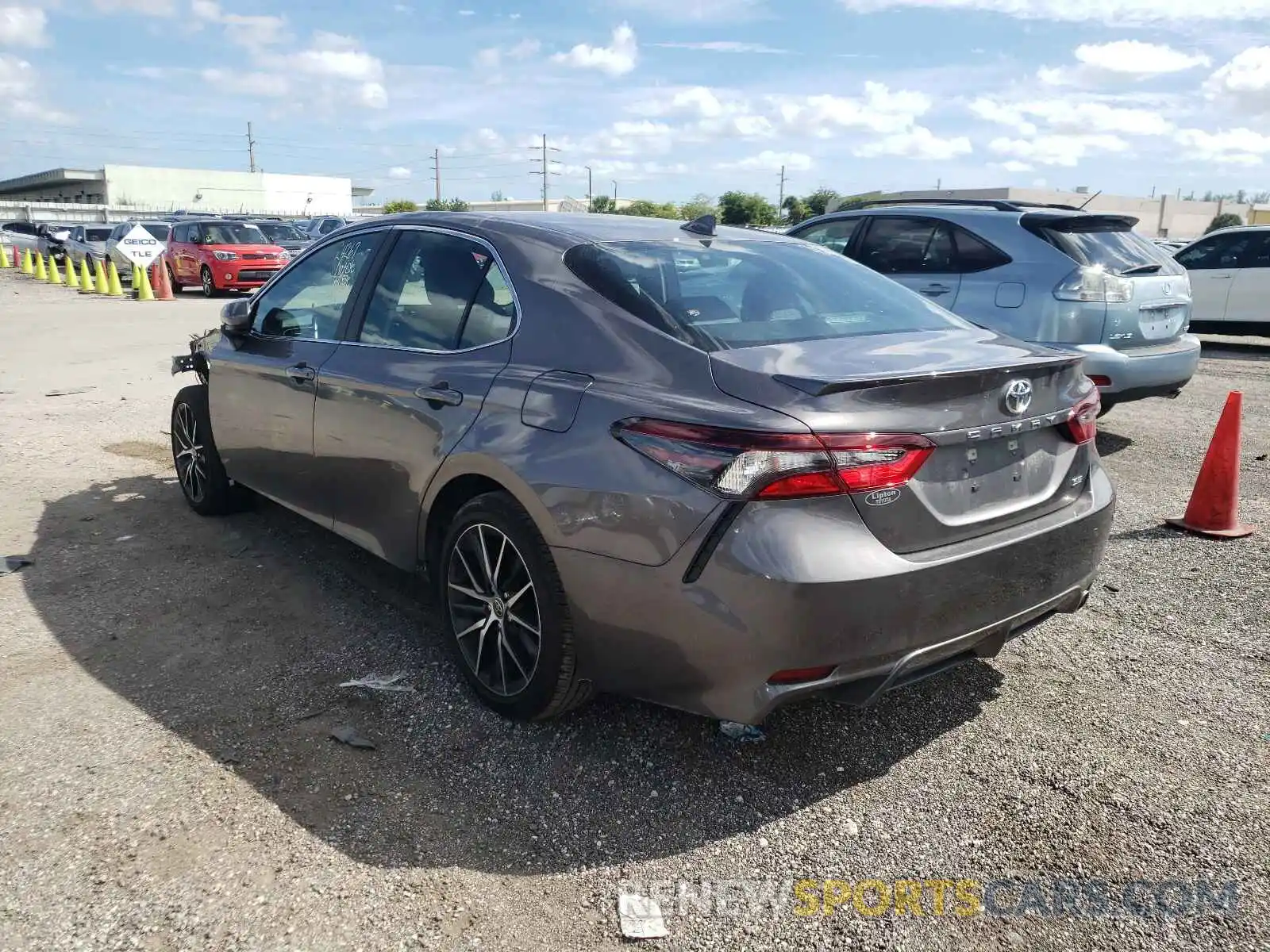 3 Photograph of a damaged car 4T1G11AK4MU458717 TOYOTA CAMRY 2021