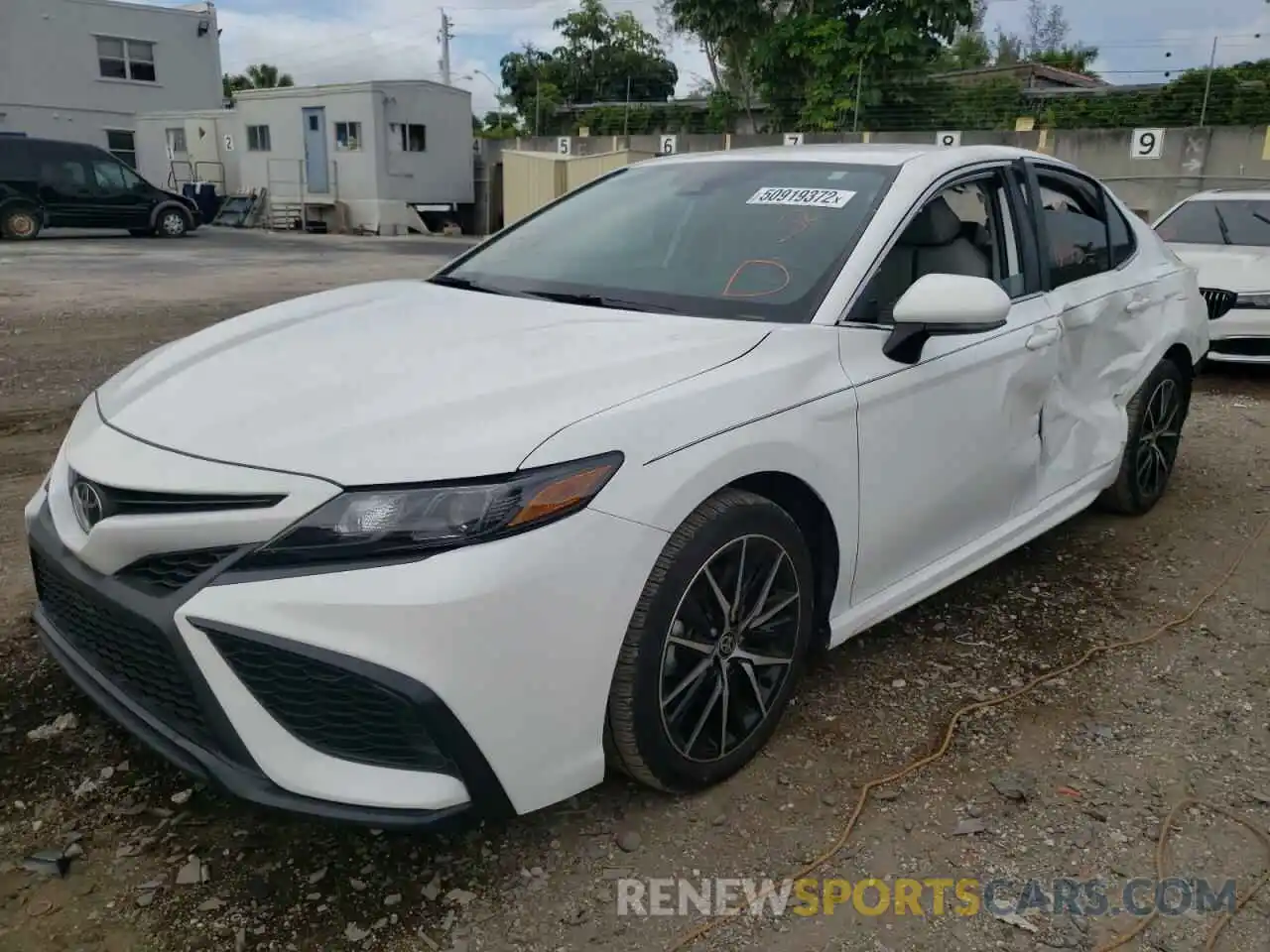 2 Photograph of a damaged car 4T1G11AK4MU459107 TOYOTA CAMRY 2021