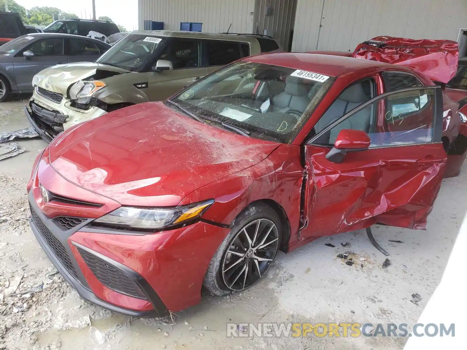 2 Photograph of a damaged car 4T1G11AK4MU460158 TOYOTA CAMRY 2021