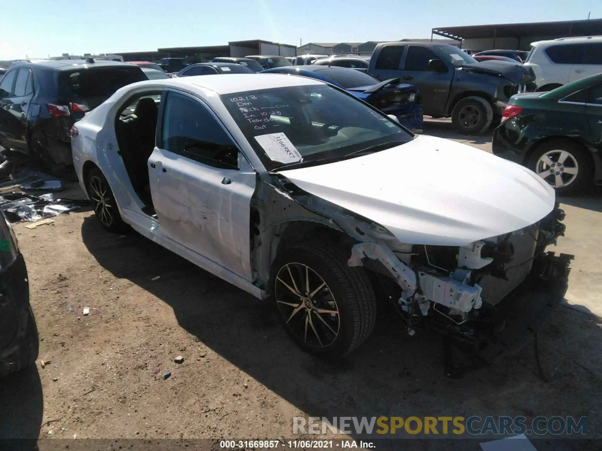 1 Photograph of a damaged car 4T1G11AK4MU464792 TOYOTA CAMRY 2021