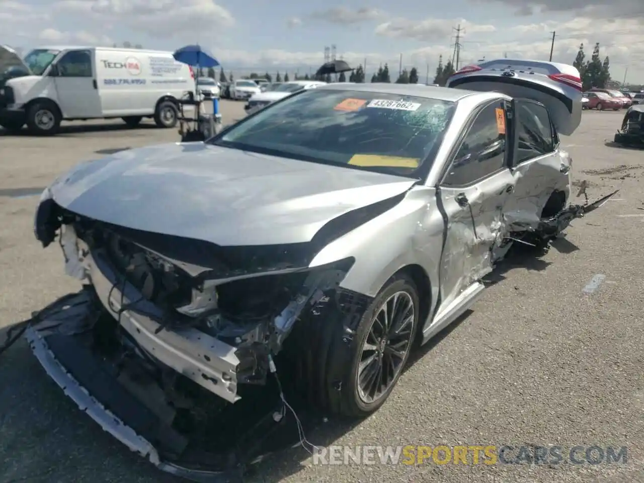 2 Photograph of a damaged car 4T1G11AK4MU482225 TOYOTA CAMRY 2021