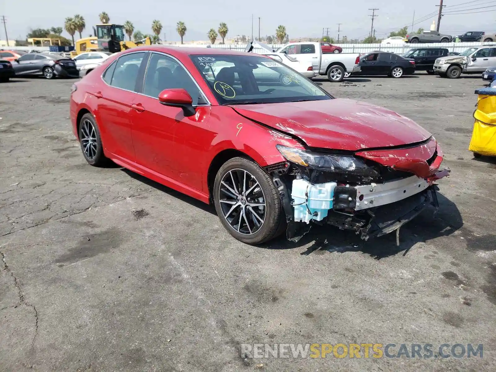 1 Photograph of a damaged car 4T1G11AK4MU485254 TOYOTA CAMRY 2021