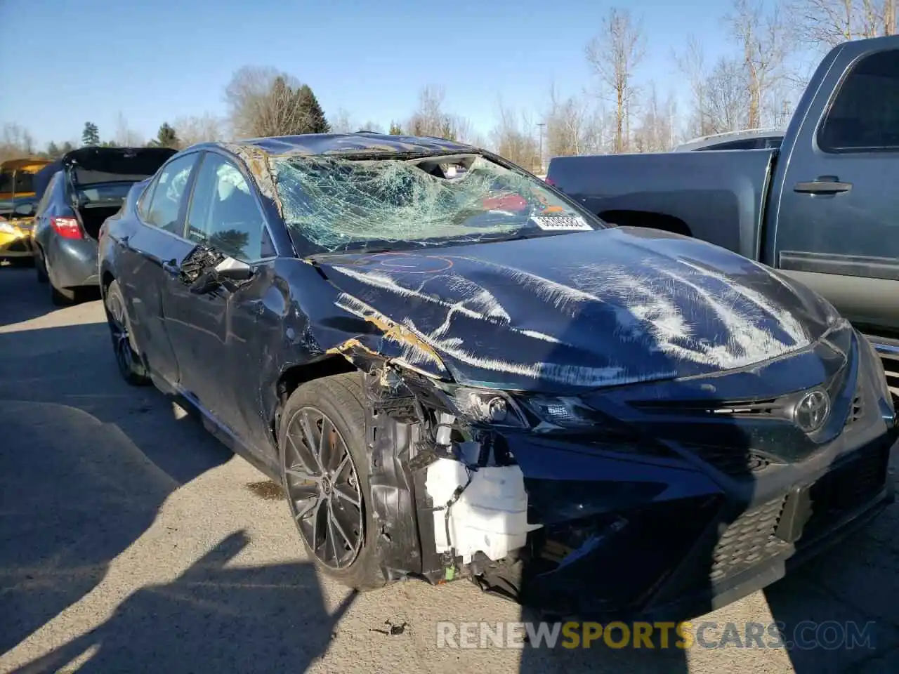 1 Photograph of a damaged car 4T1G11AK4MU490907 TOYOTA CAMRY 2021