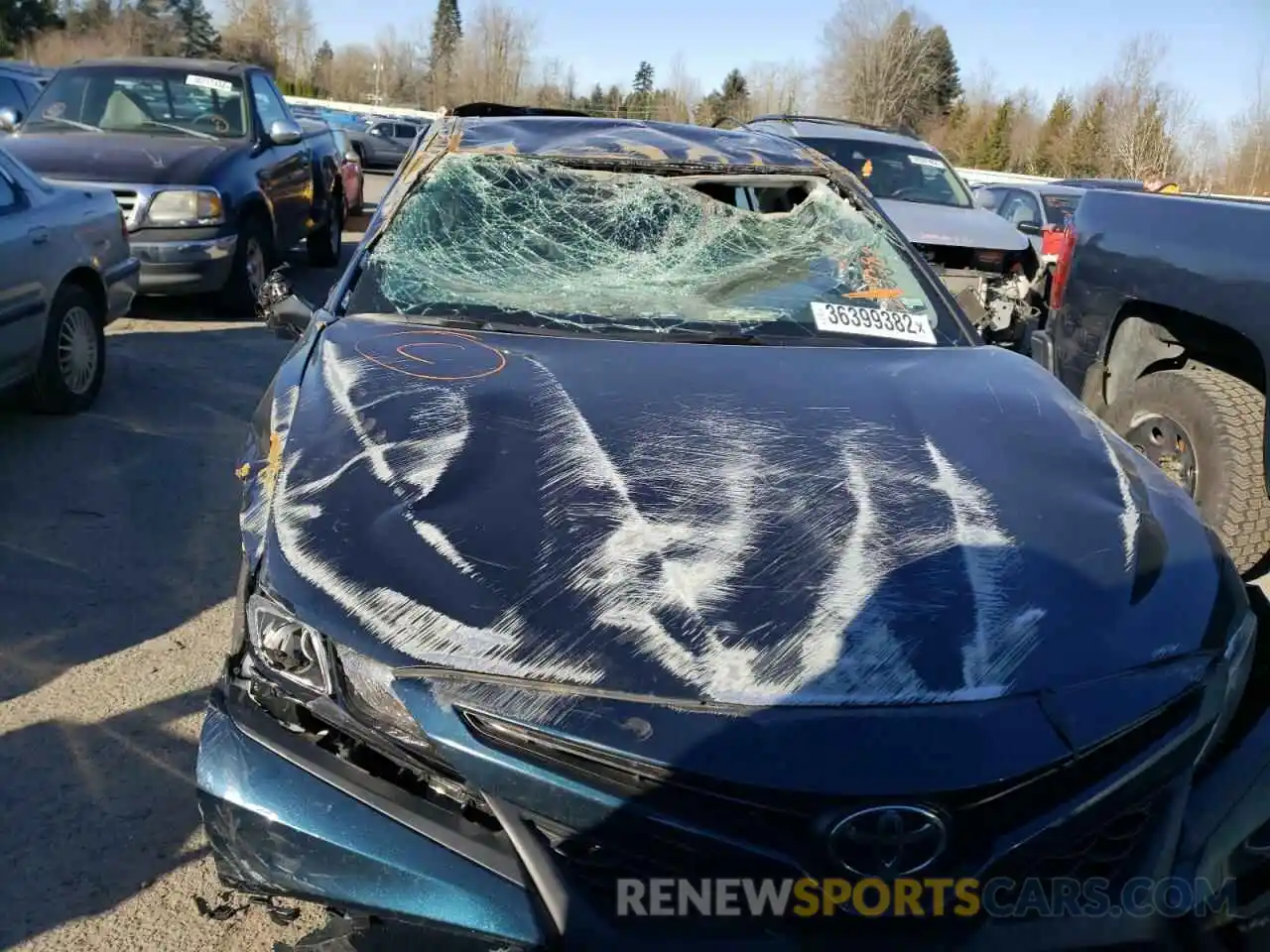 9 Photograph of a damaged car 4T1G11AK4MU490907 TOYOTA CAMRY 2021