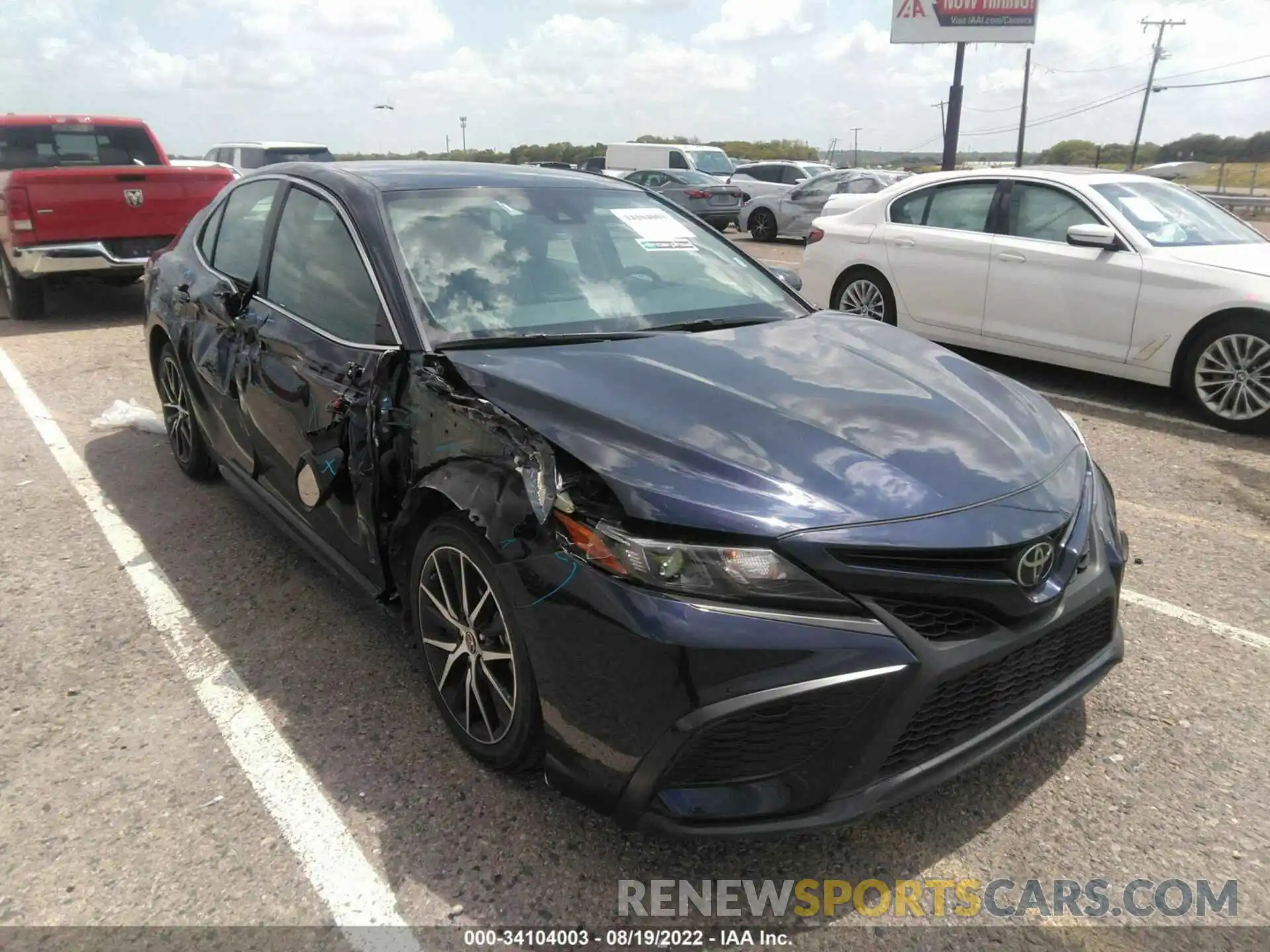 1 Photograph of a damaged car 4T1G11AK4MU511948 TOYOTA CAMRY 2021