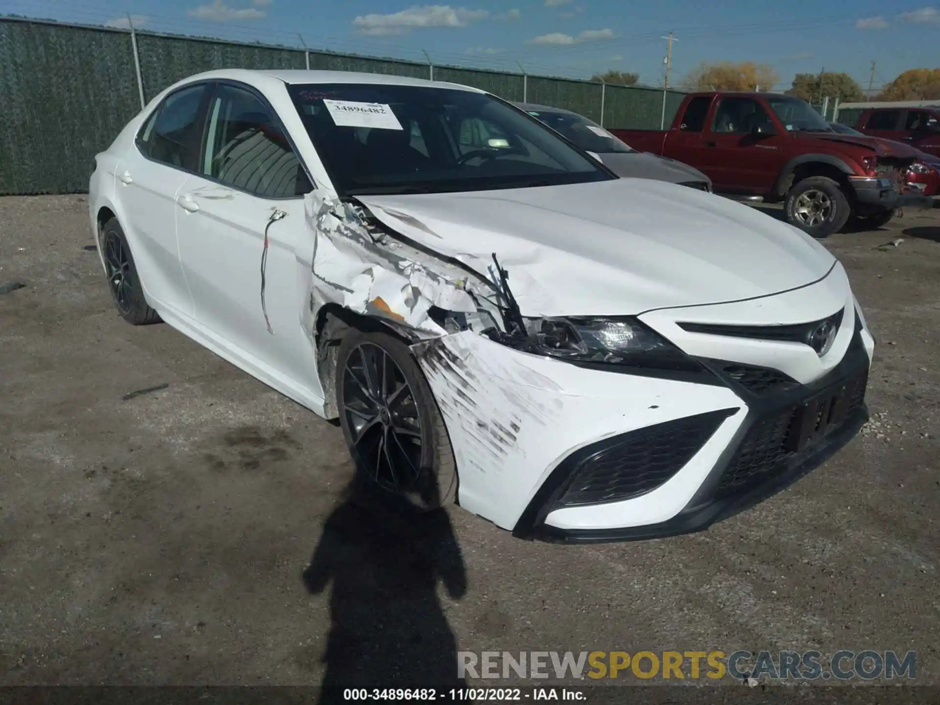 1 Photograph of a damaged car 4T1G11AK4MU516776 TOYOTA CAMRY 2021