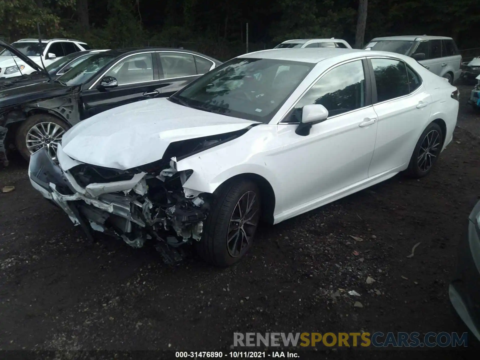 2 Photograph of a damaged car 4T1G11AK4MU520214 TOYOTA CAMRY 2021