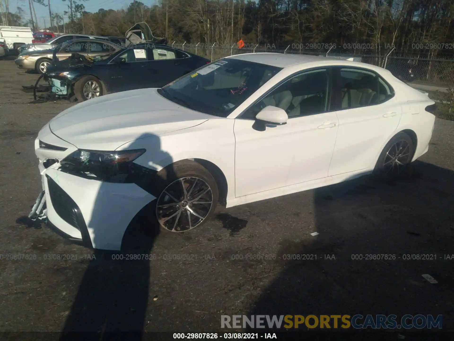 2 Photograph of a damaged car 4T1G11AK4MU523954 TOYOTA CAMRY 2021