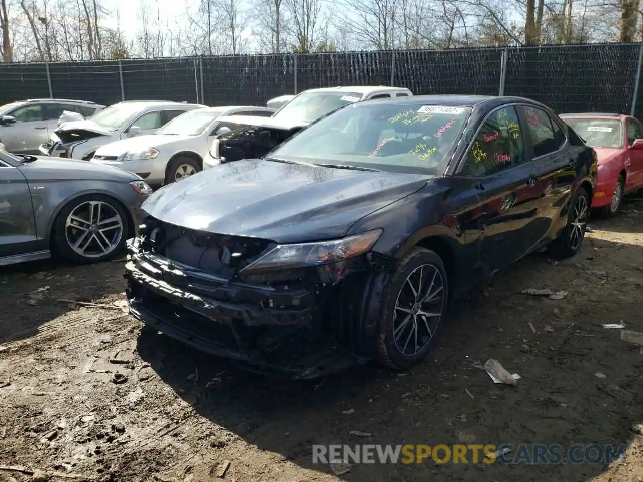 2 Photograph of a damaged car 4T1G11AK4MU525901 TOYOTA CAMRY 2021