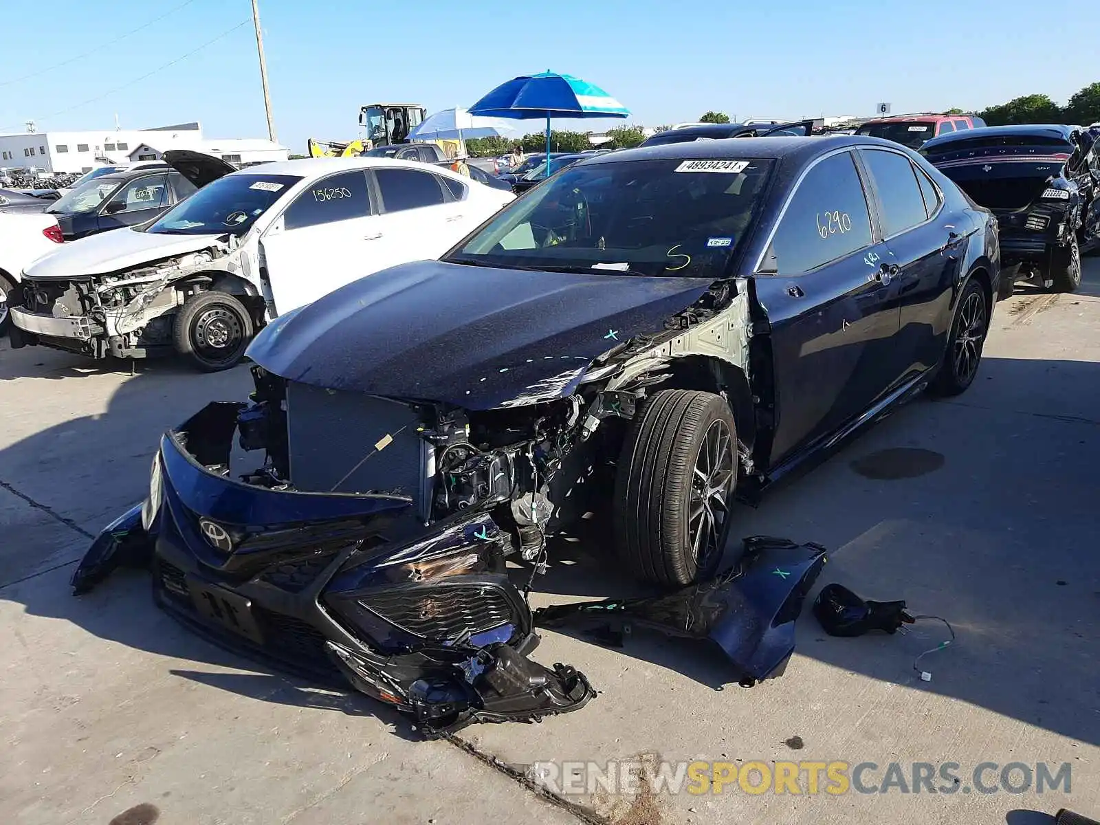 2 Photograph of a damaged car 4T1G11AK4MU529611 TOYOTA CAMRY 2021