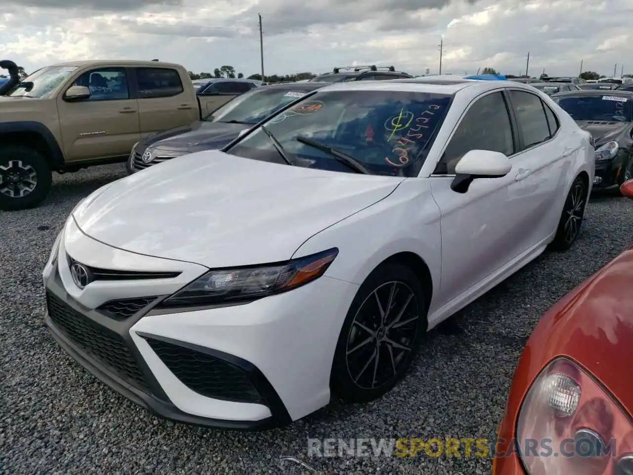 2 Photograph of a damaged car 4T1G11AK4MU530631 TOYOTA CAMRY 2021