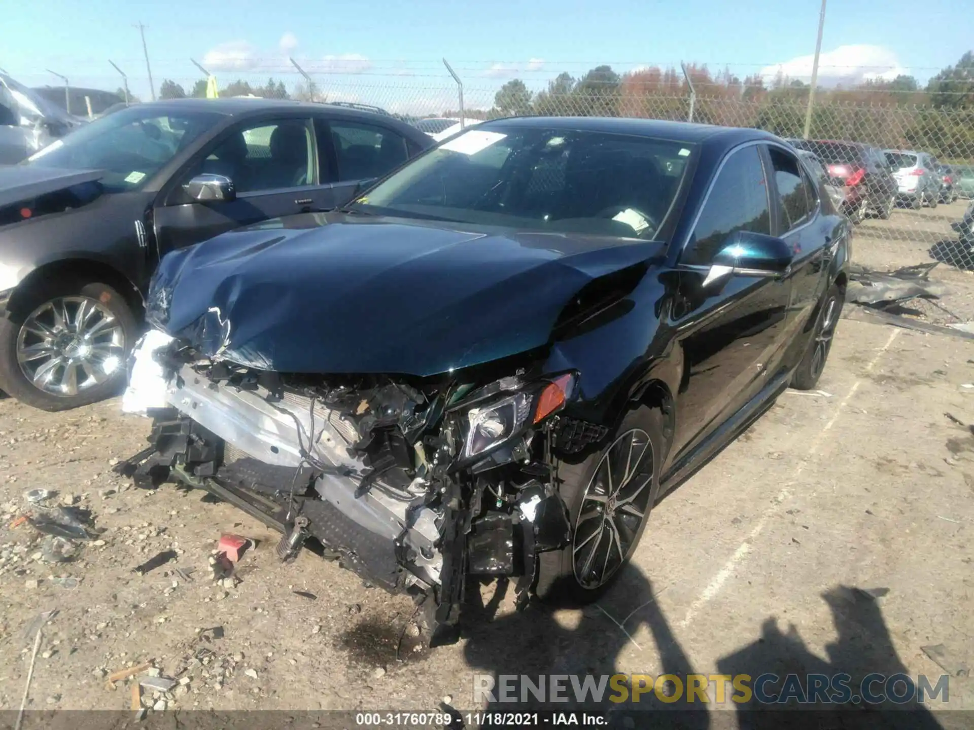 2 Photograph of a damaged car 4T1G11AK4MU535425 TOYOTA CAMRY 2021