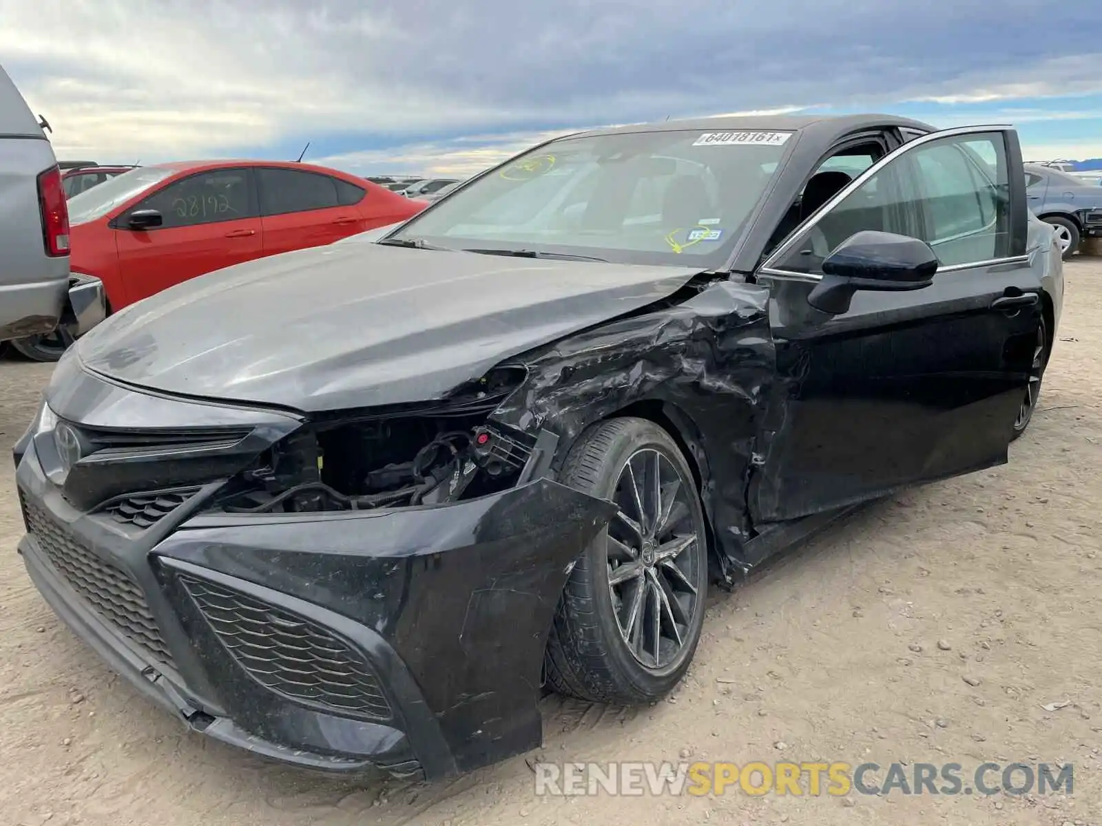 2 Photograph of a damaged car 4T1G11AK4MU537806 TOYOTA CAMRY 2021